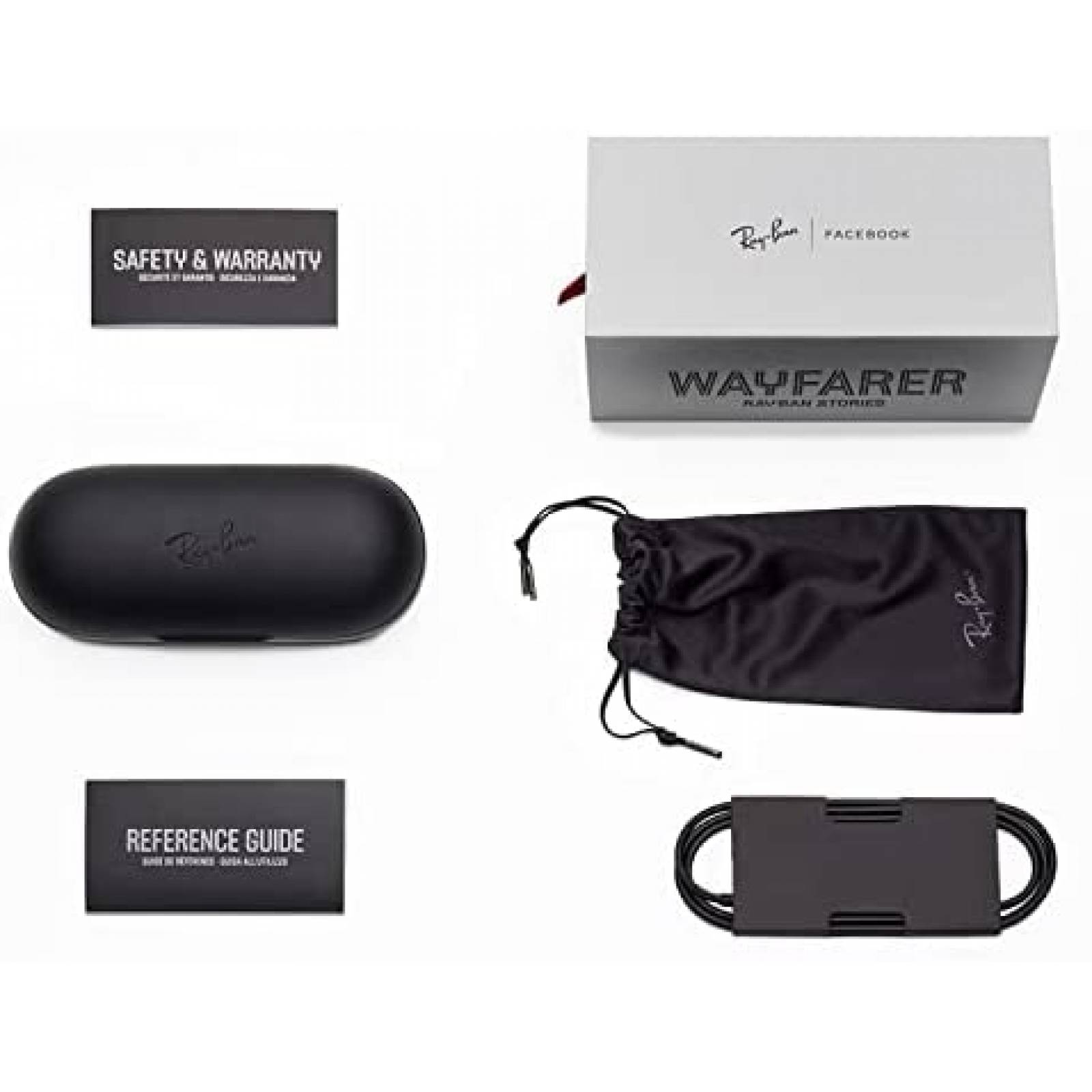 Lentes Inteligentes Ray-Ban Stories Wayfarer 53mm -Cafe