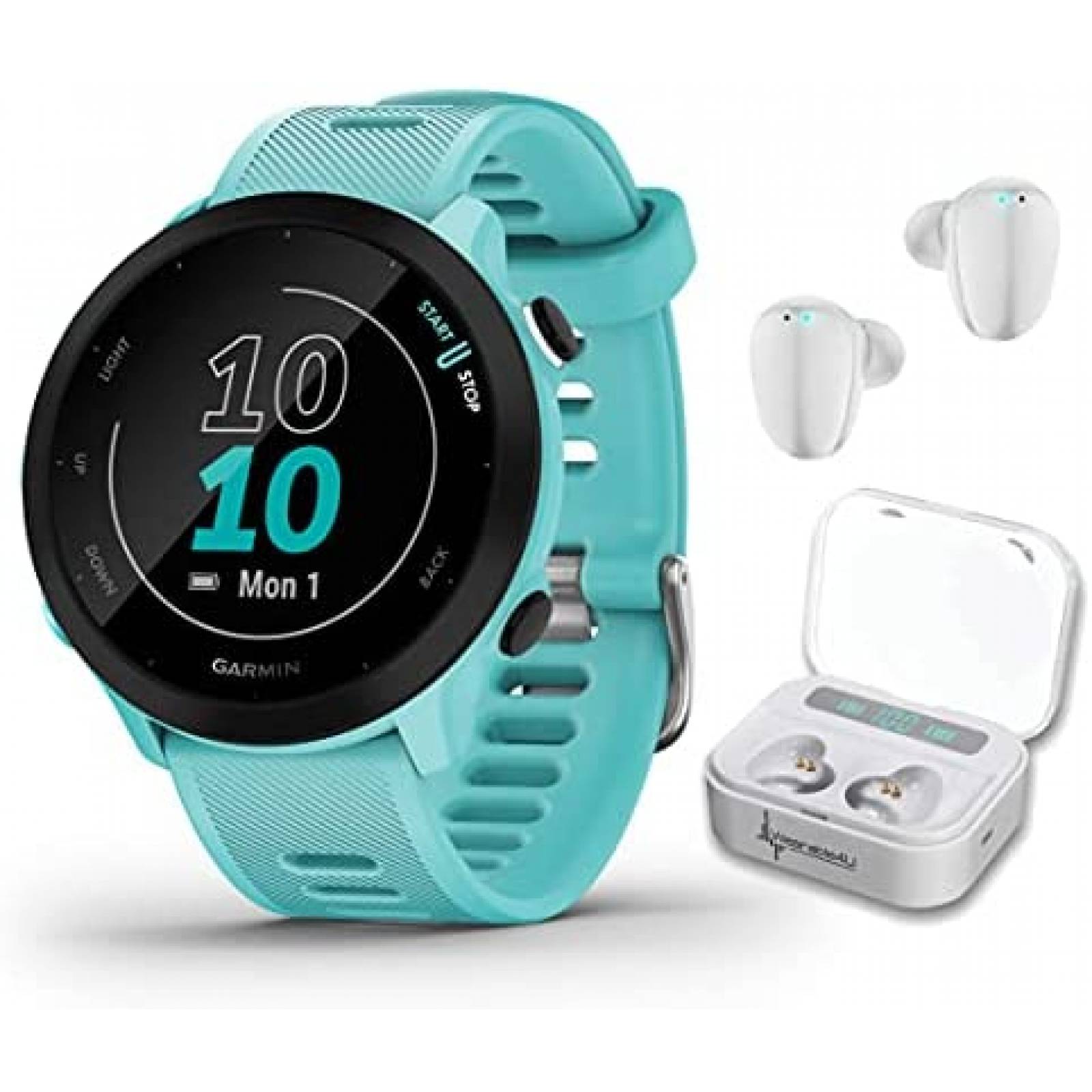 Reloj Garmin Forerunner 55 Con GPS+Auriculares Inalambricos