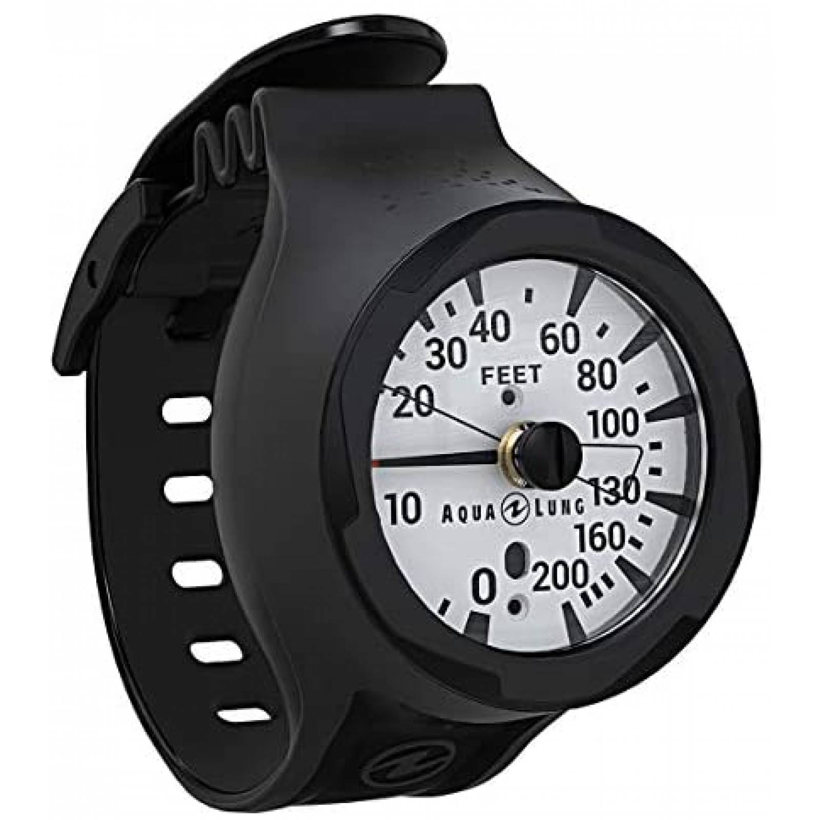 Medido de Profundidad Aqua Lung de 200 Pies -Negro