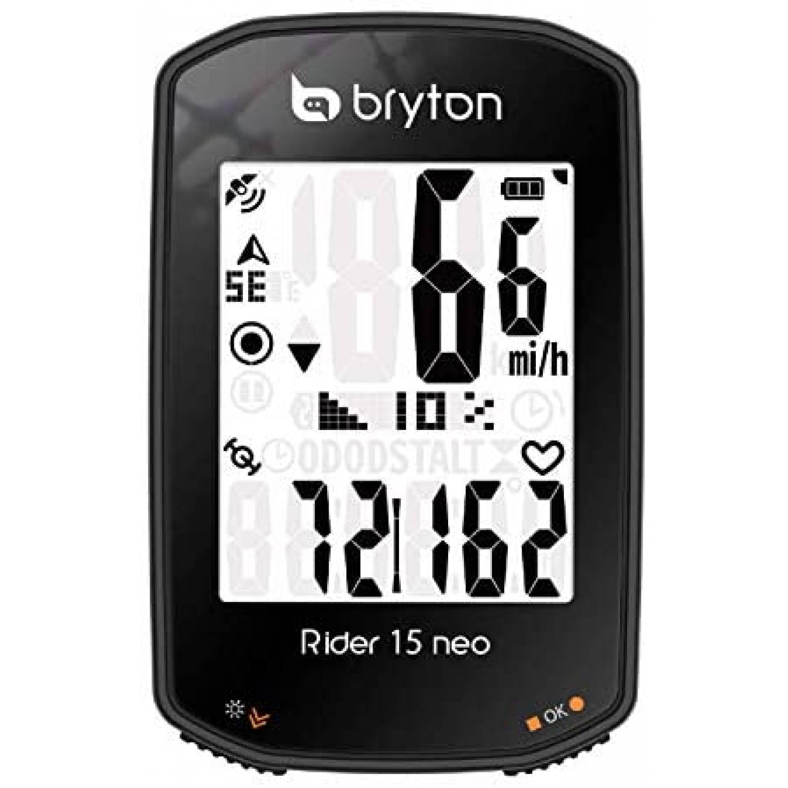 Computador Bicicleta Bryton GPS Satelite 2" Bluetooth -Negro