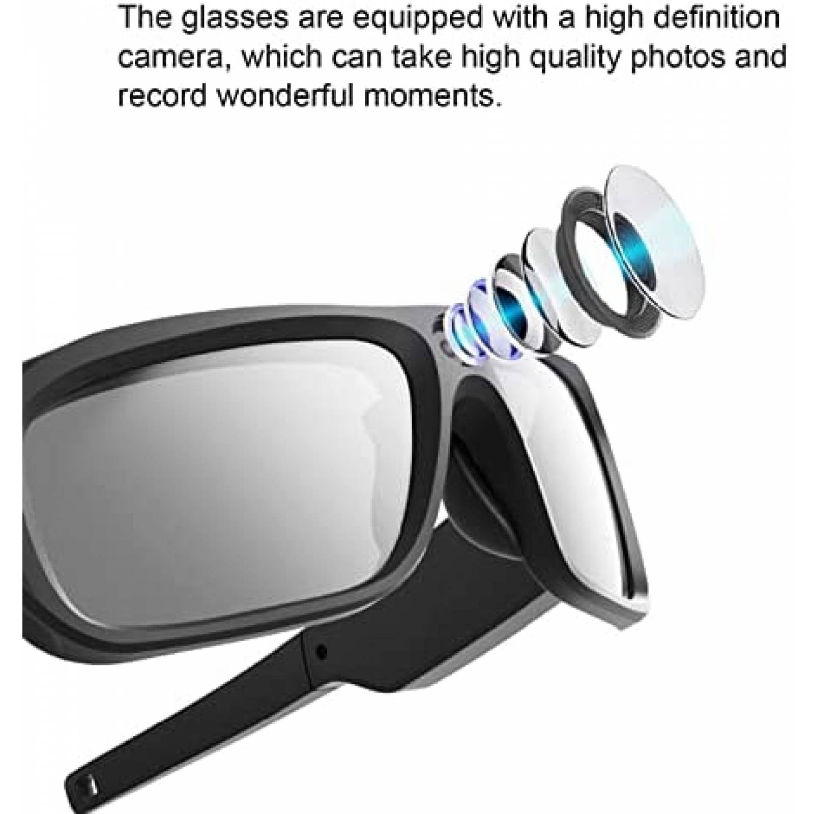 Lentes Smart ASHATA Con camara Para Grabacion de Video