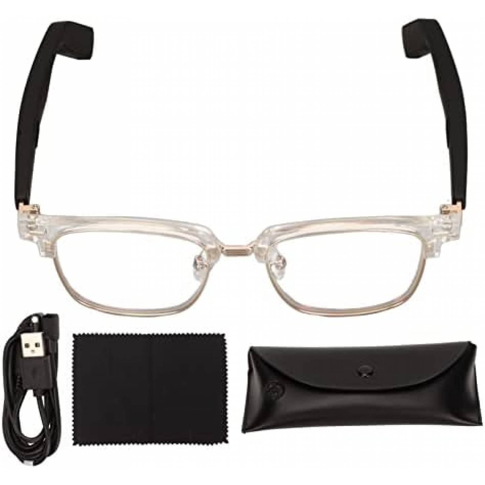 Lentes Smart PUSOKEI Bluetooth Multiusos con Altavoces -Rosa