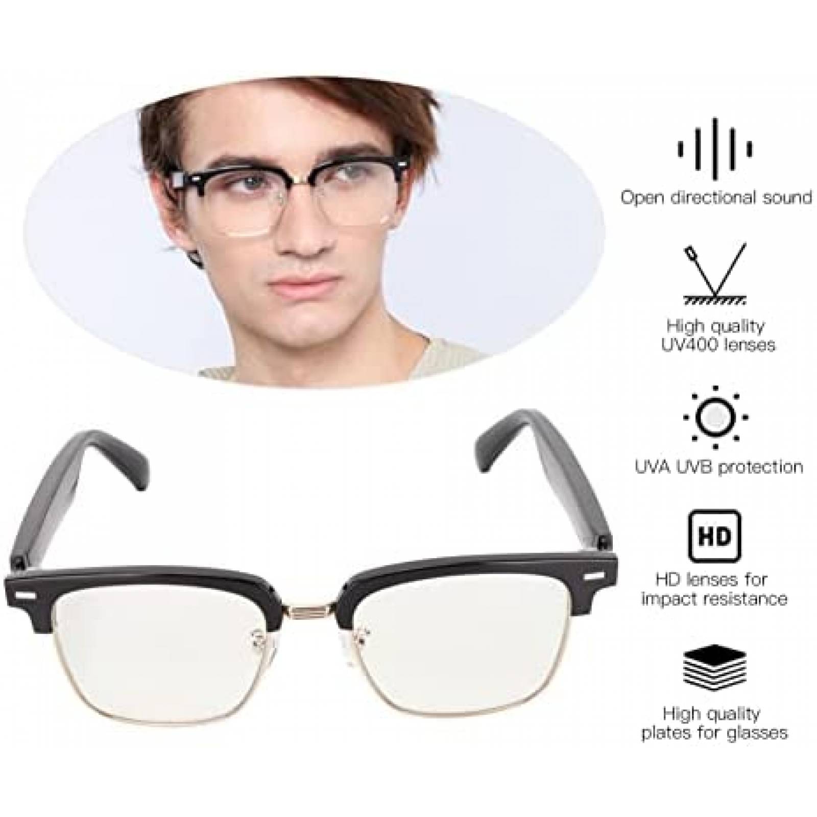 Lentes Smart Yoidesu Para Hacer Llamadas y Escuchar Musica