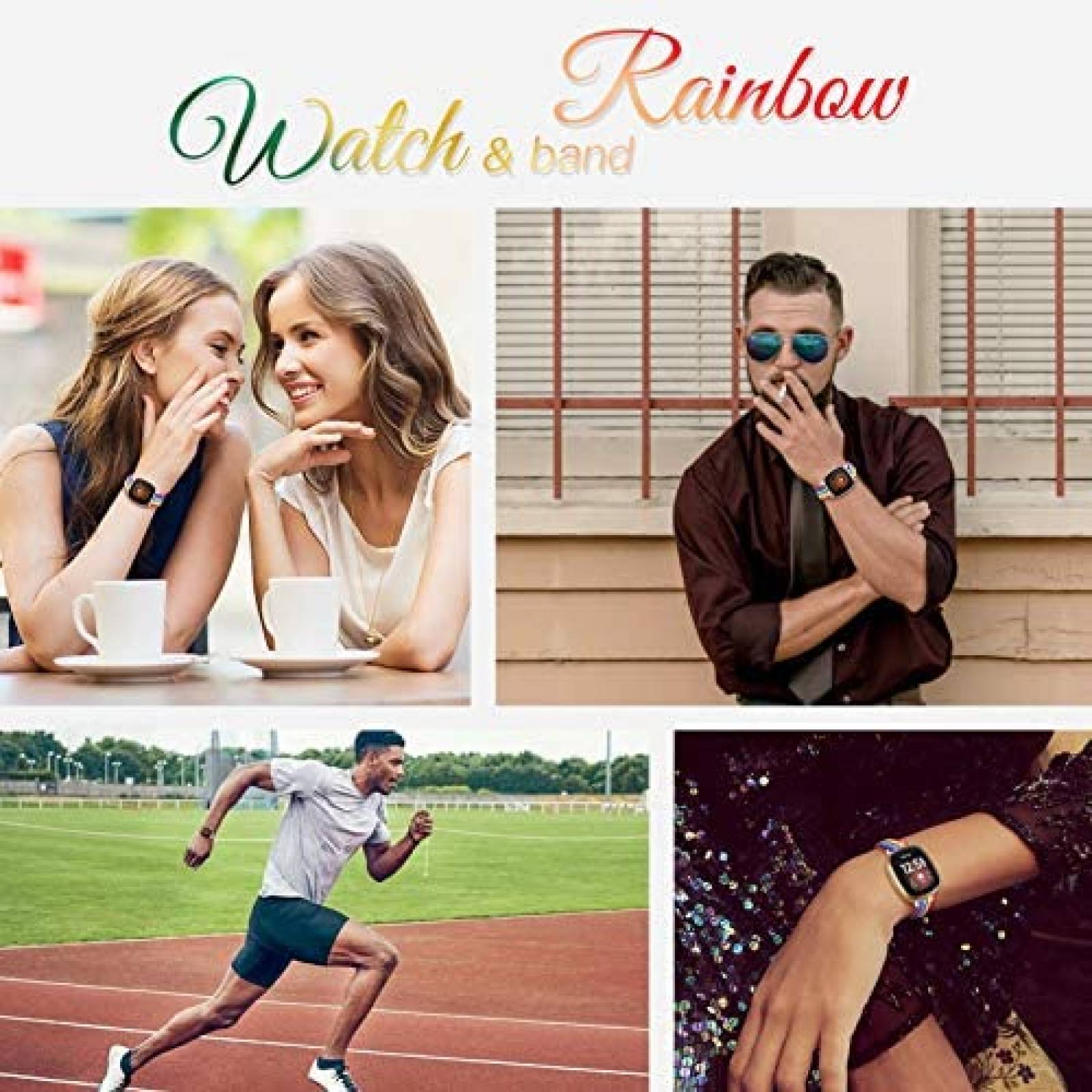 Correa smartwatch Bandmax Bandmax-FBV5643G Bandera LGBT