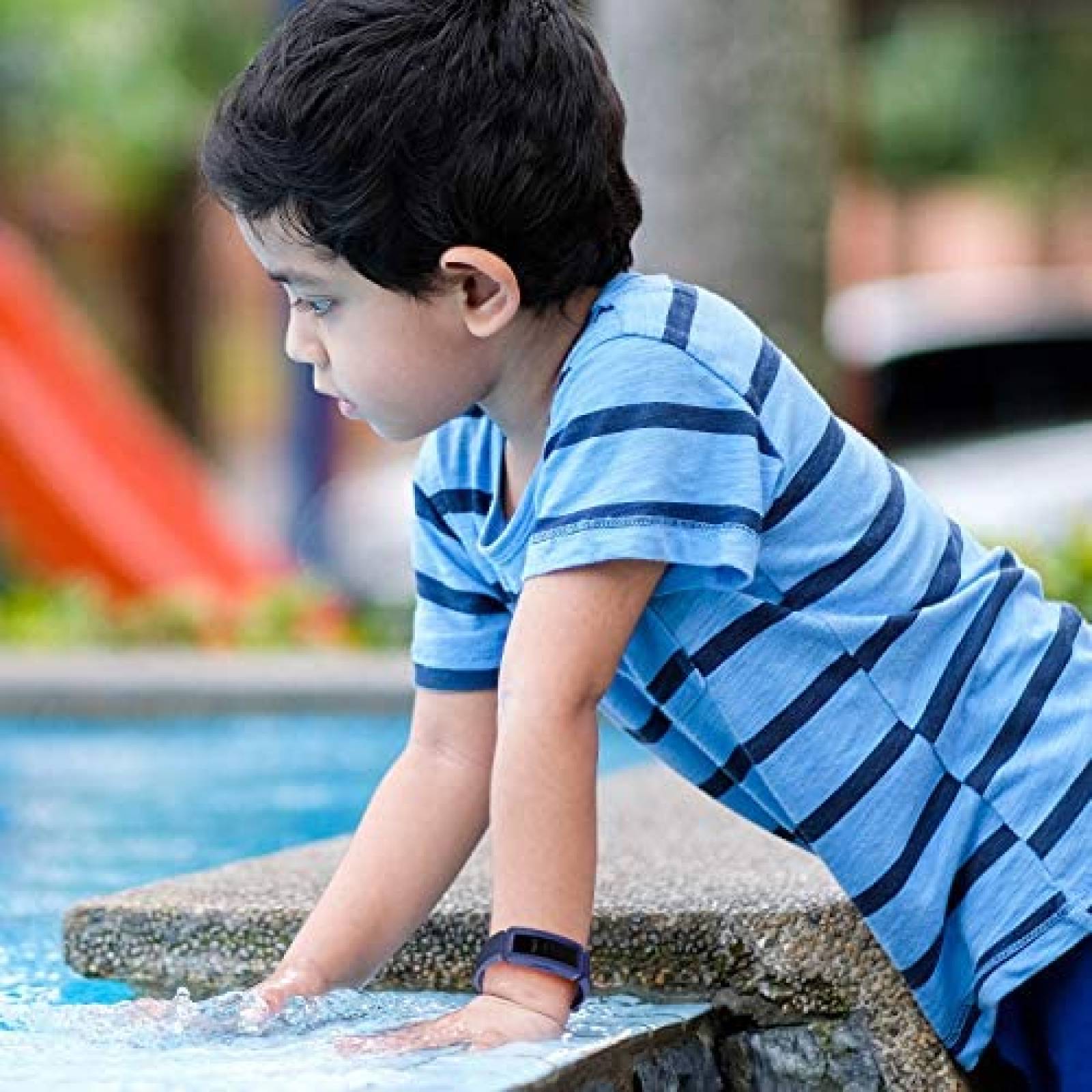 Correa Eseekgo para Fitbit Ace 2 3 Pzs -Negro/Rojo/Azul