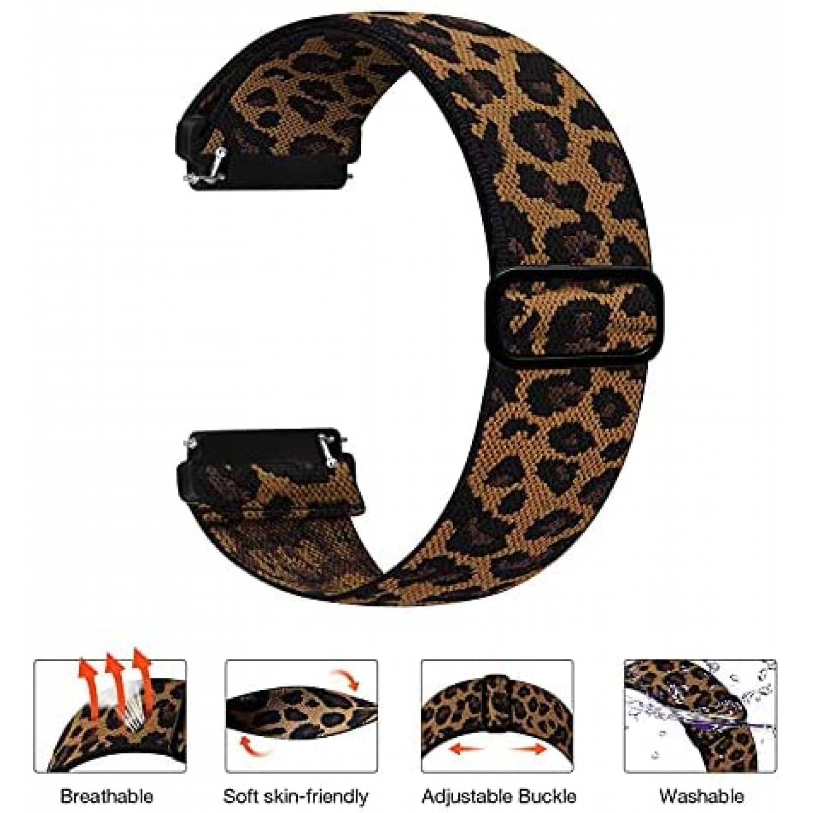 Correa BOTNUW para Fitbit Versa 2 4 Pzs -Multicolor