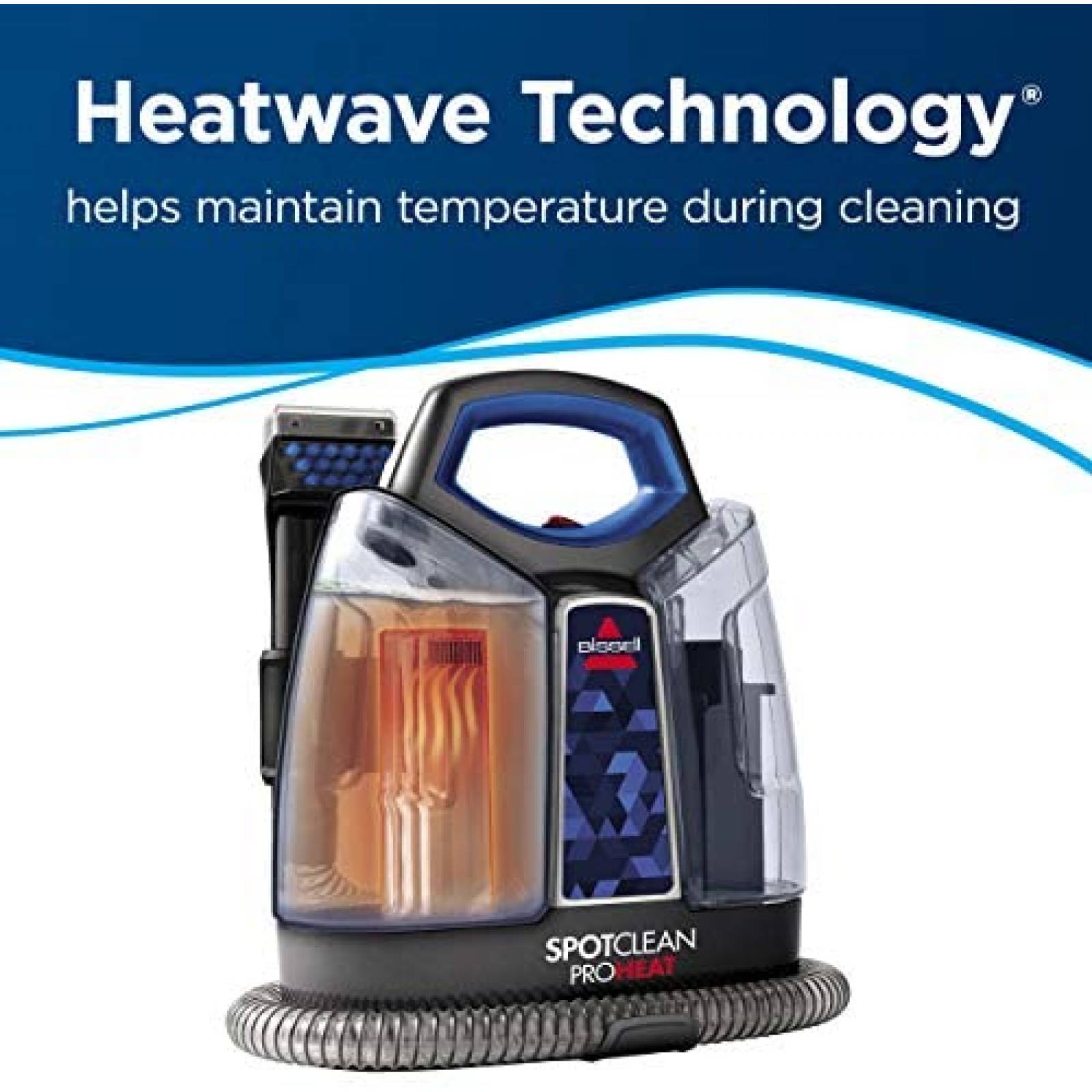 Limpiador Alfombra Bissell SpotClean ProHeat Portatil Mancha