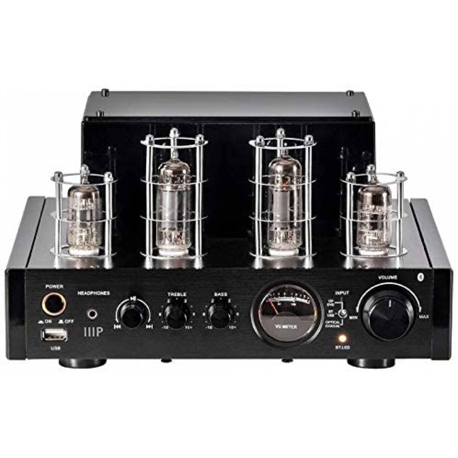 Amplificador Monoprice estereo 25W con Bluetooth -Negro