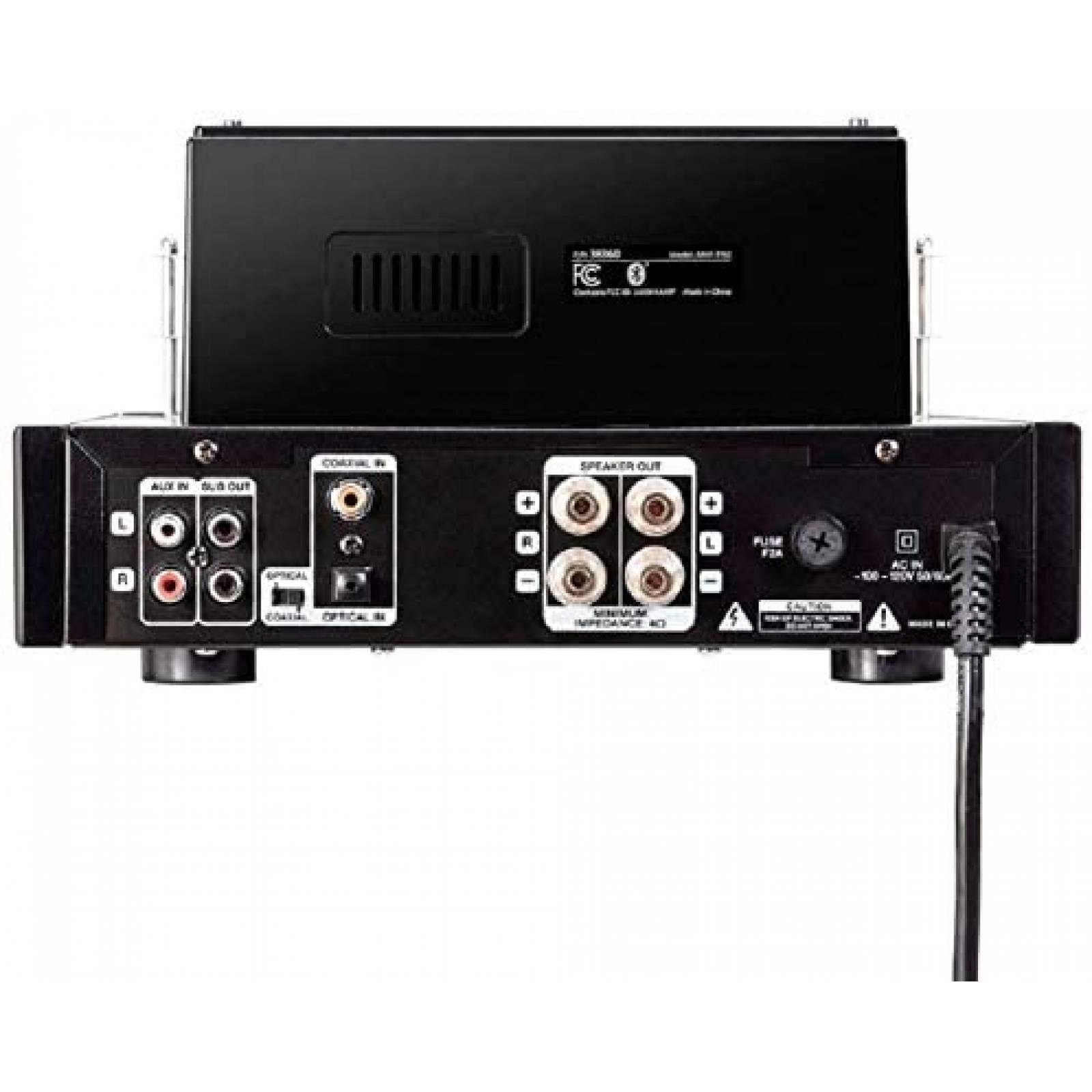 Amplificador Monoprice estereo 25W con Bluetooth -Negro