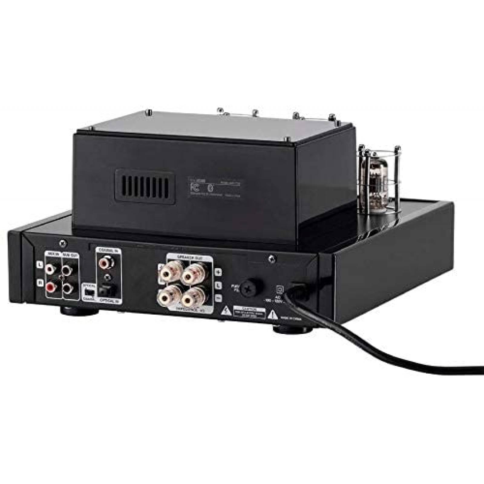 Amplificador Monoprice estereo 25W con Bluetooth -Negro