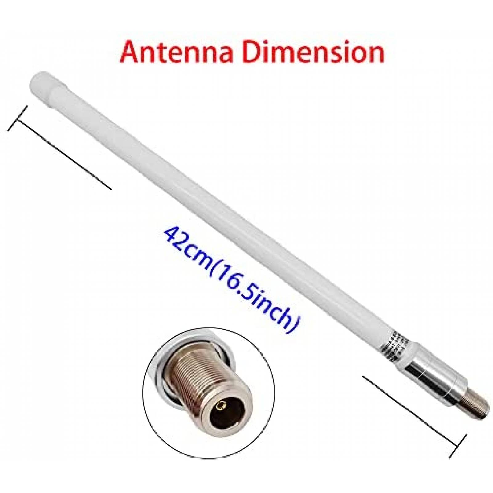 Antena Tenmory ADS-B de doble banda de 1090 MHz tipo N