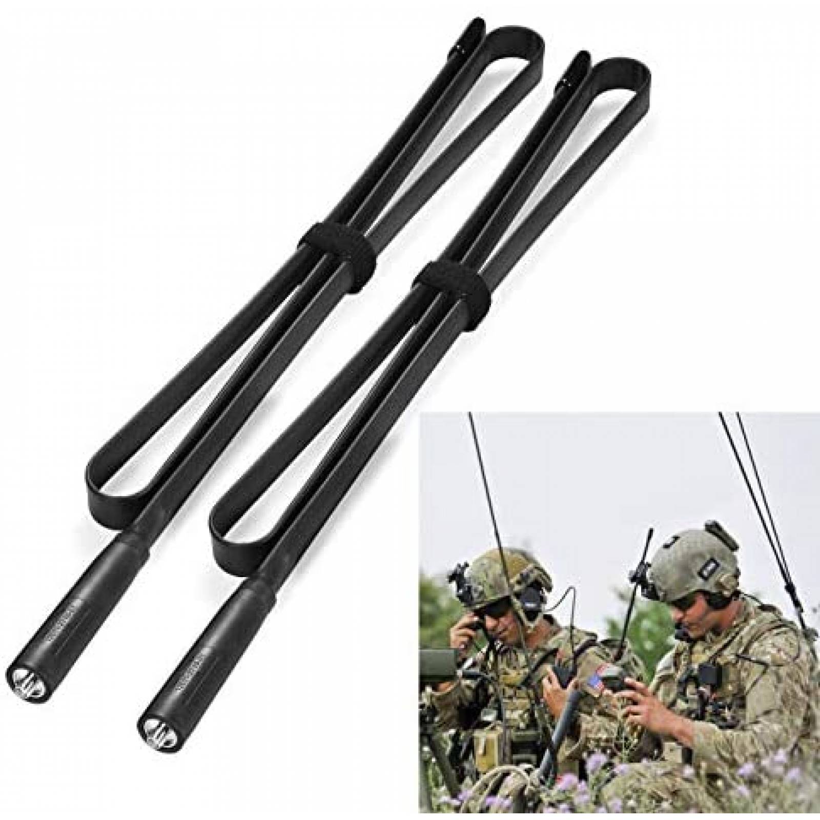 Antena para Radio BINGFU Tactica de 50 Ohm/42.5'' -Negro