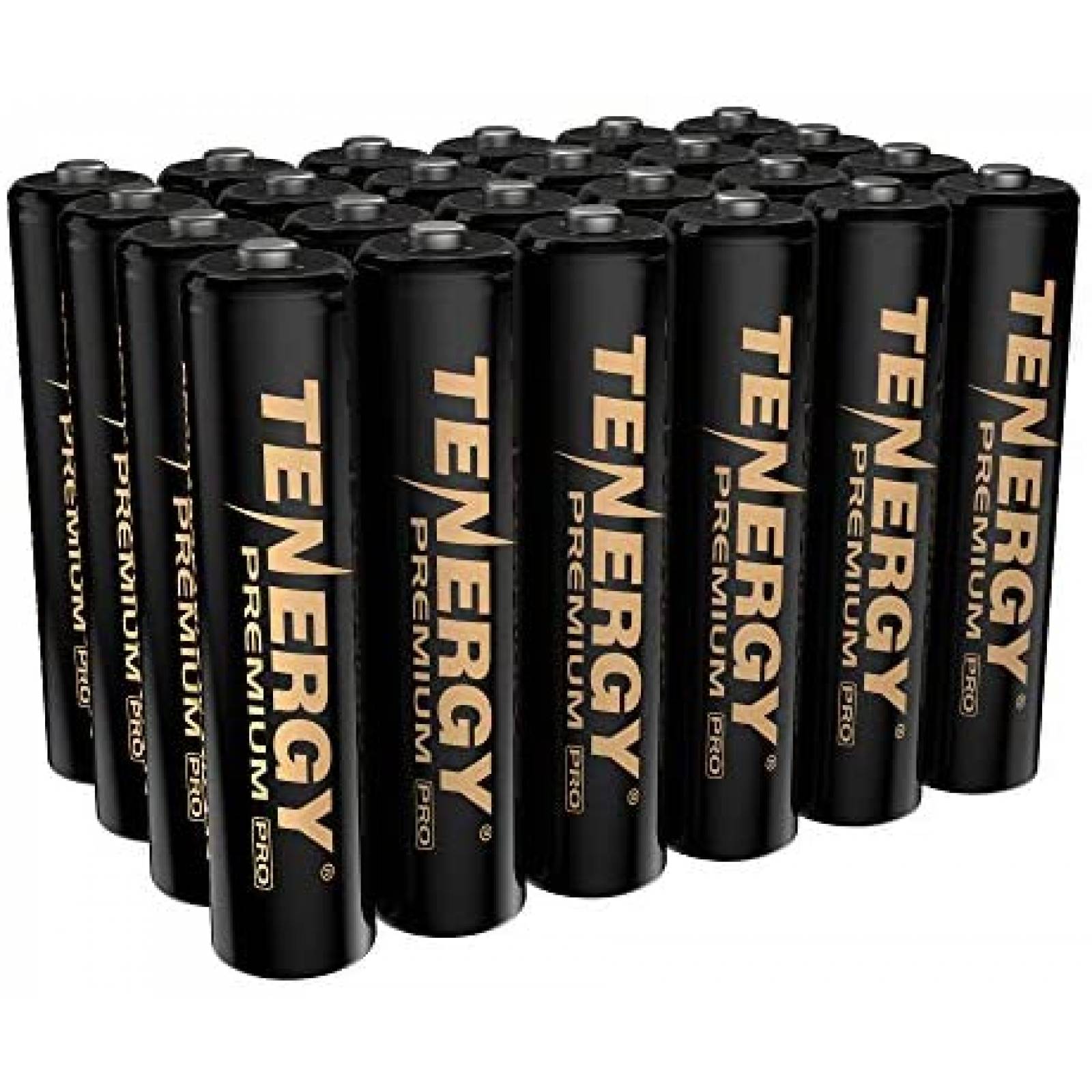 Pack baterias recargables Tenergy Premium PRO x24 AAA -Negro