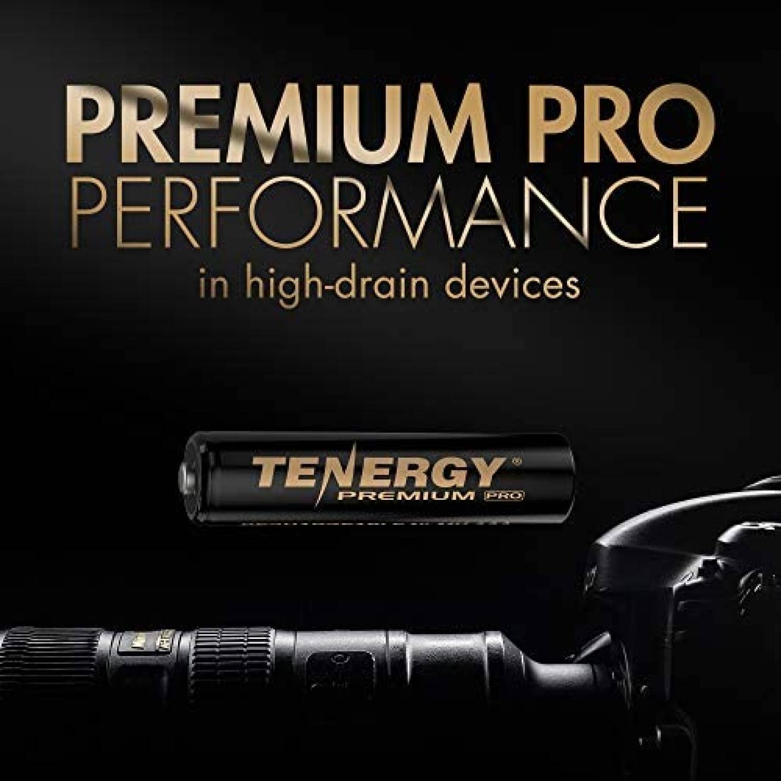 Pack baterias recargables Tenergy Premium PRO x24 AAA -Negro