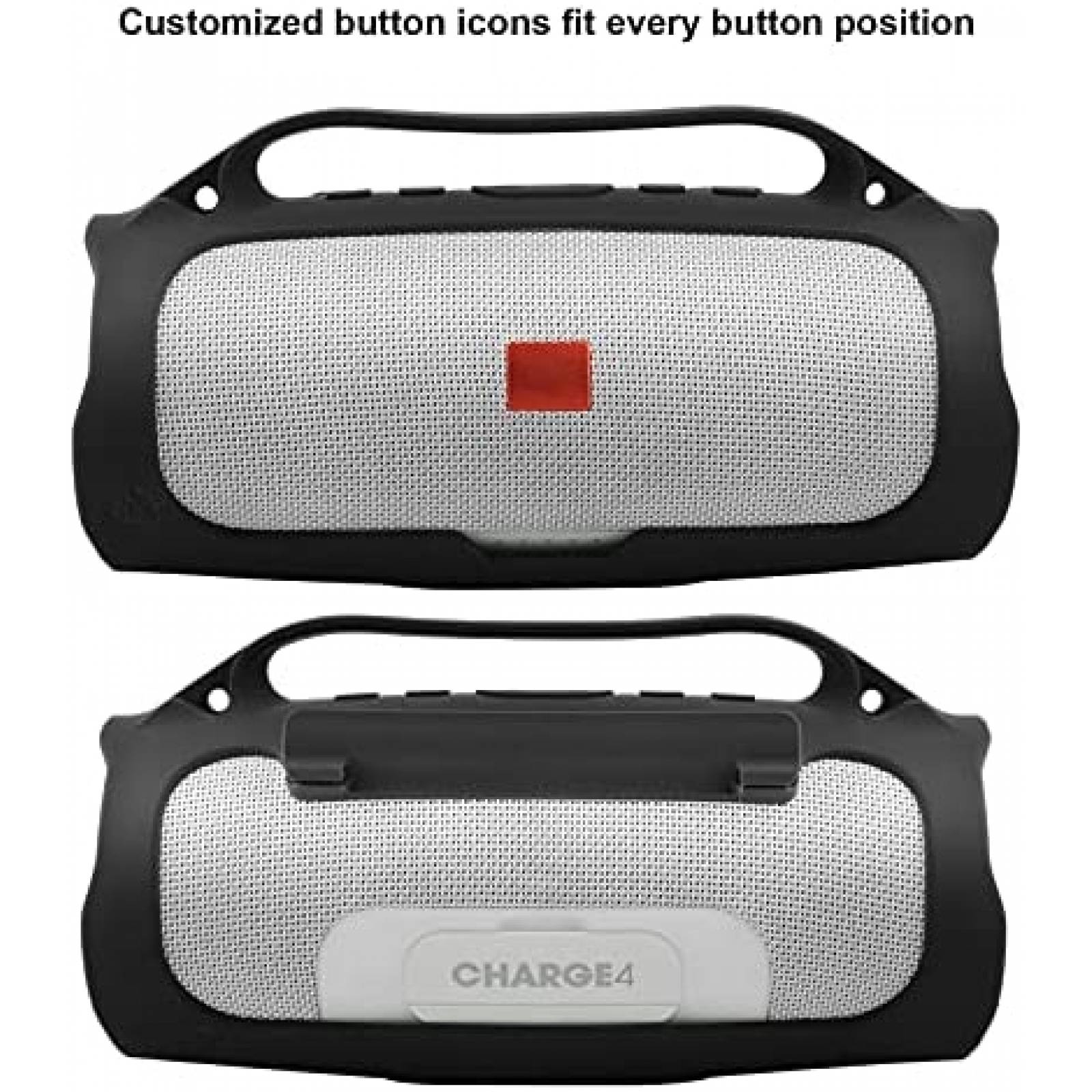 Funda para JBL Charge 4 TXEsign de silicona con correa
