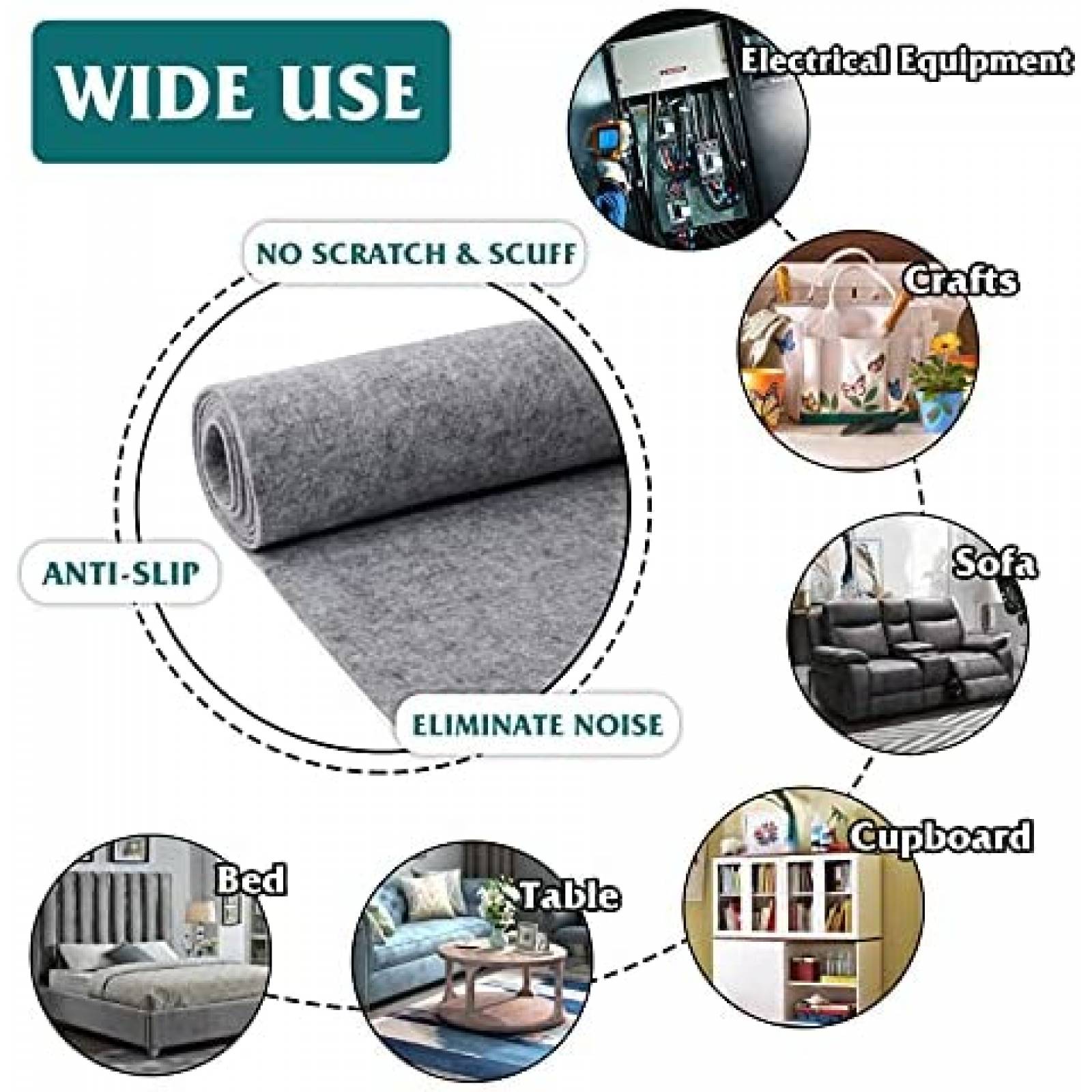 Rollo de alfombra para auto HOMCHEK 40" x 78" -Gris