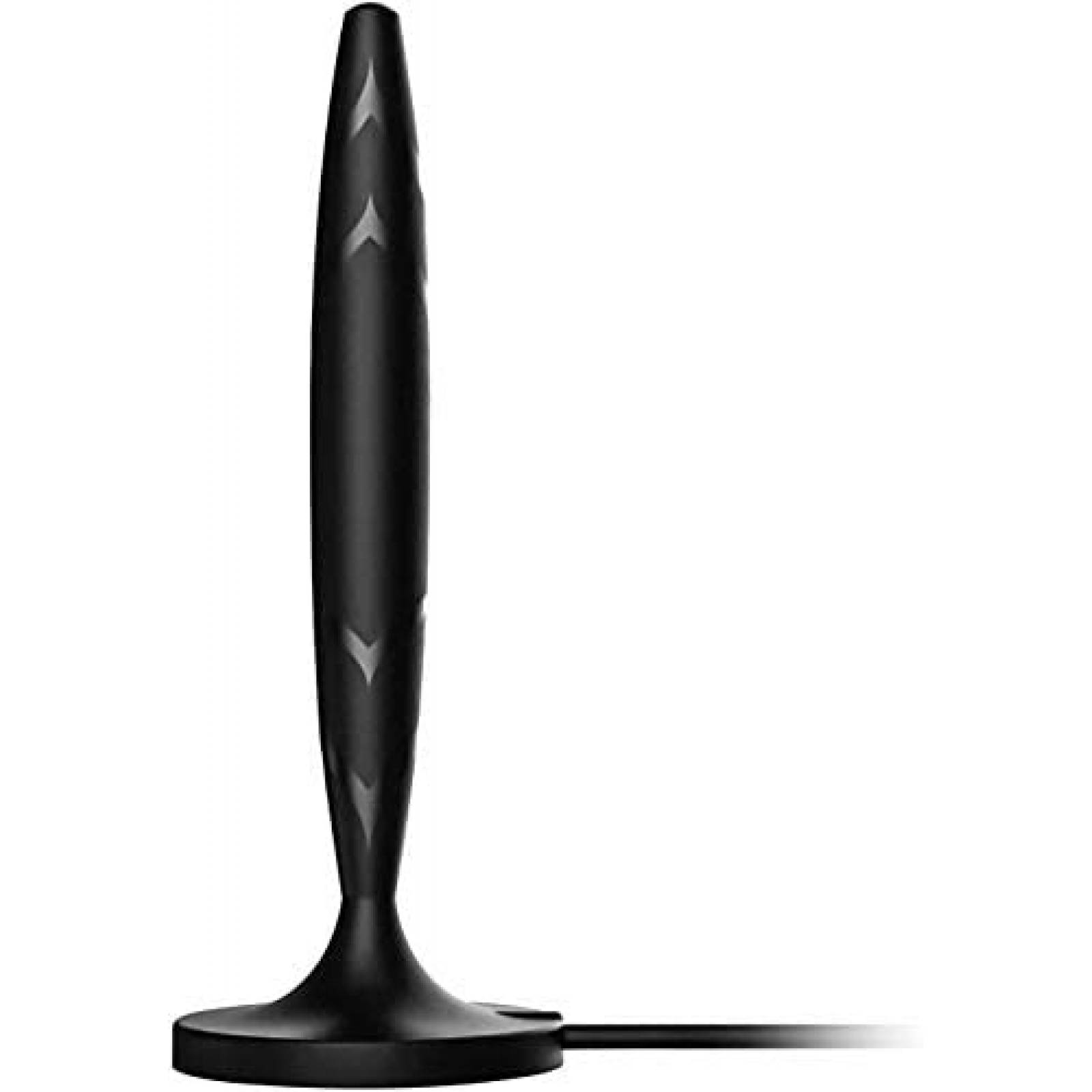 Antena de TV WeGuard HDTV 4K 1080P con cable 18ft -Negro