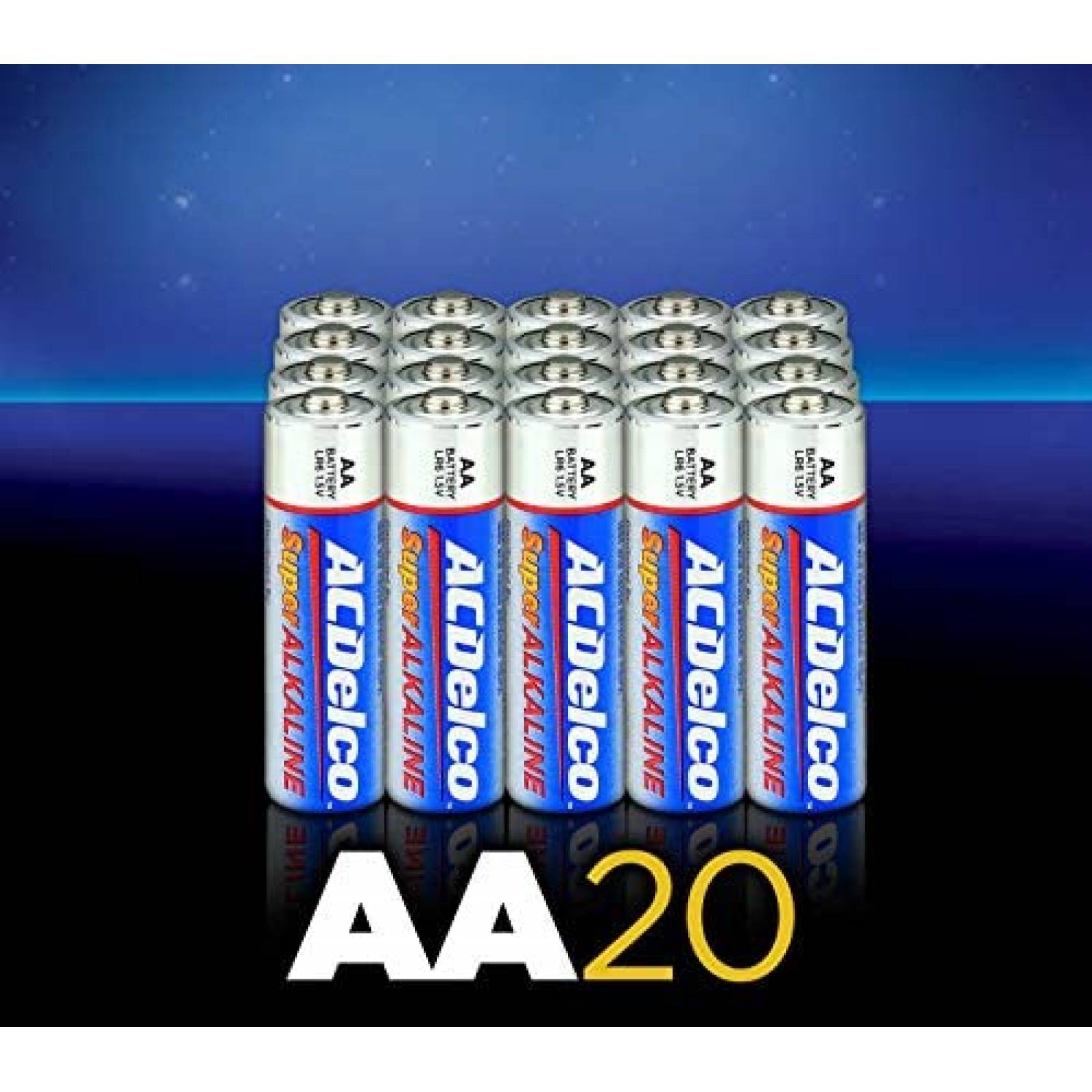Baterias Powermax USA AAA Alcalina 10 años 20 unidades -Azul
