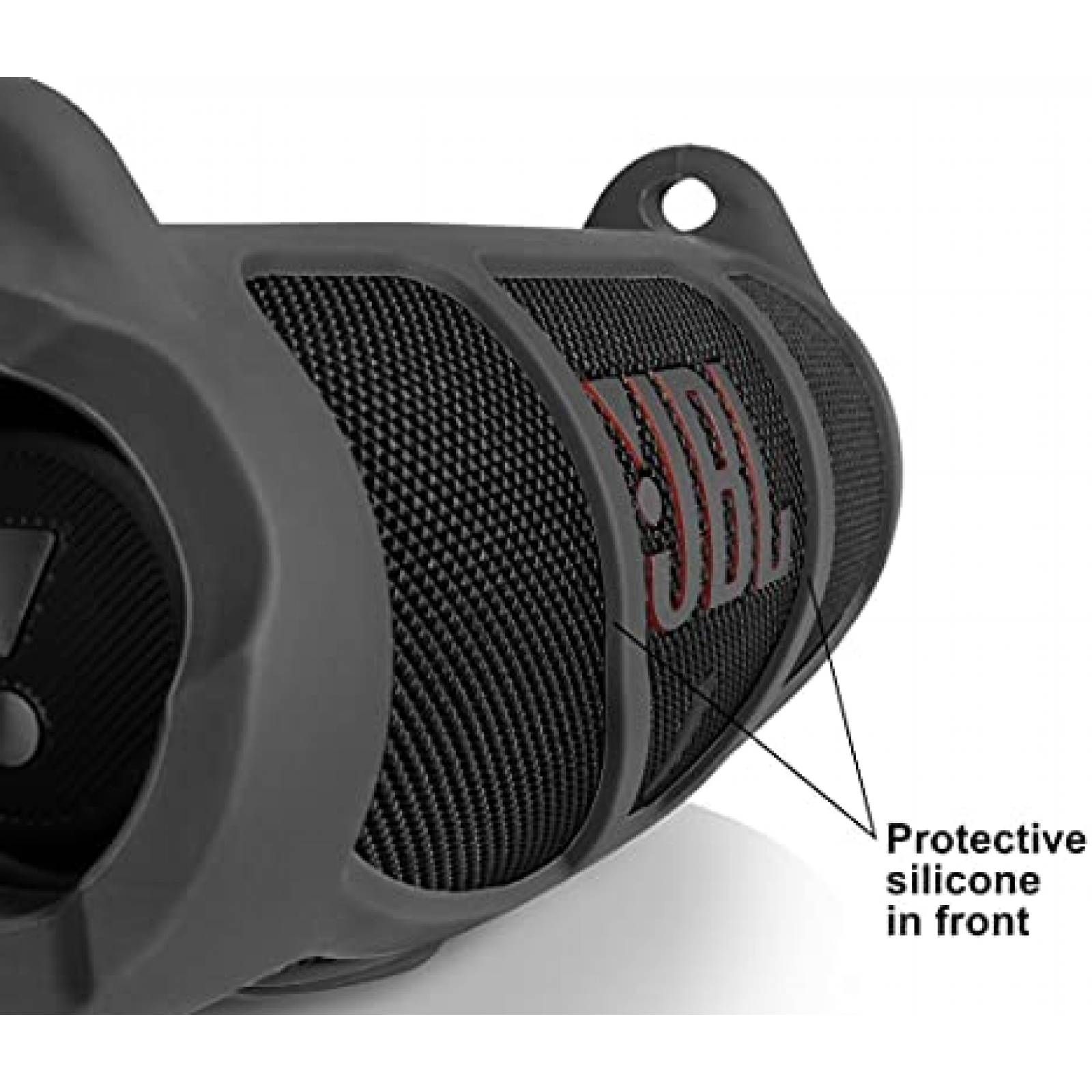 Funda para bocina JBL Charge 5 getgear de silicon -Negro