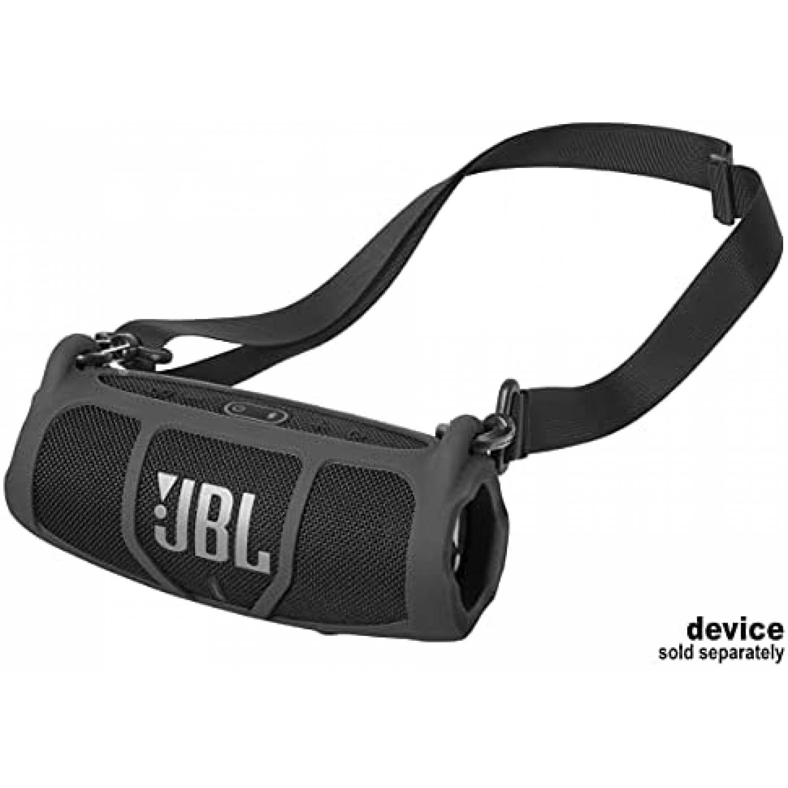Funda para bocina JBL Charge 5 getgear de silicon -Negro
