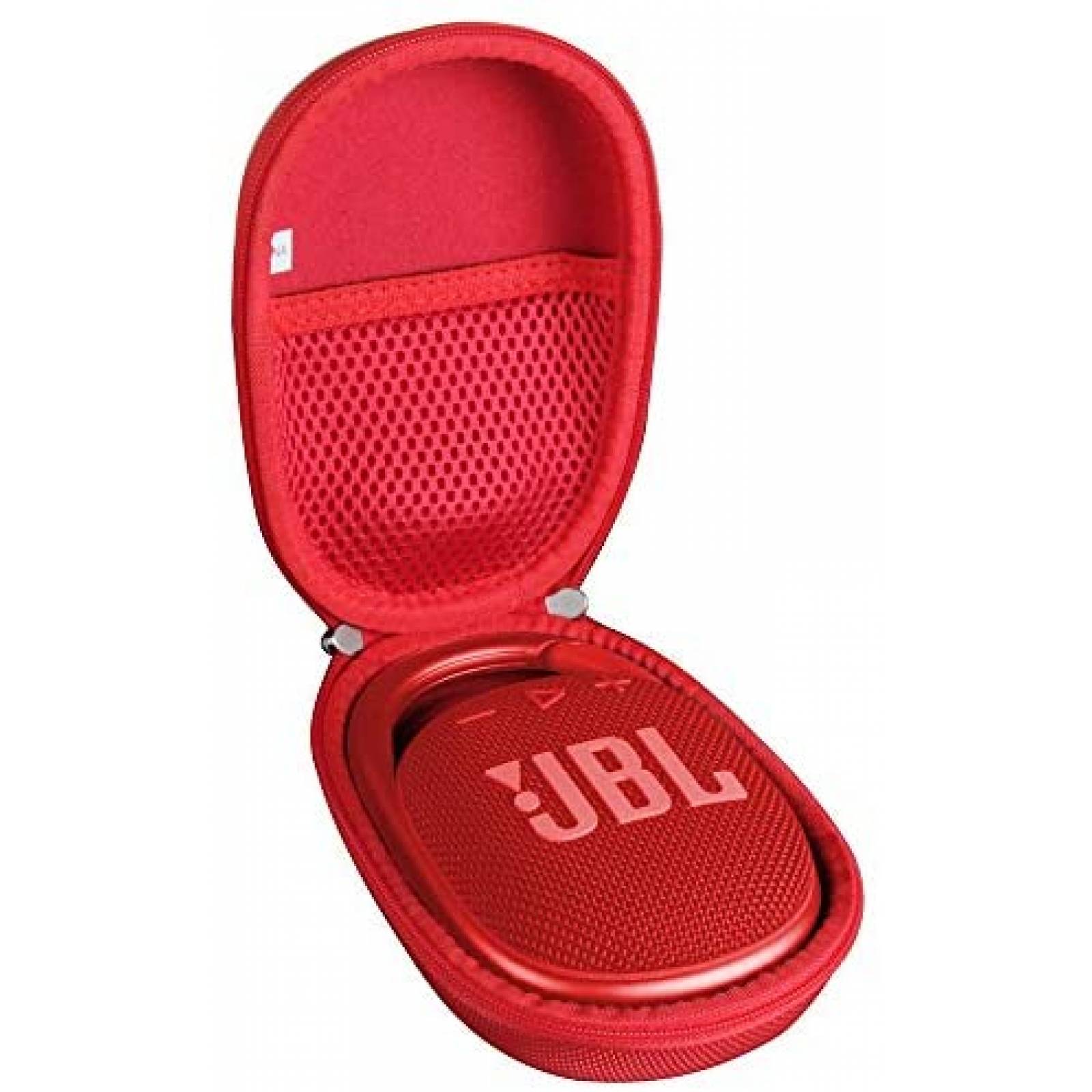 Estuche Hermitshell Compatible Con JBL Clip 4 -Rojo
