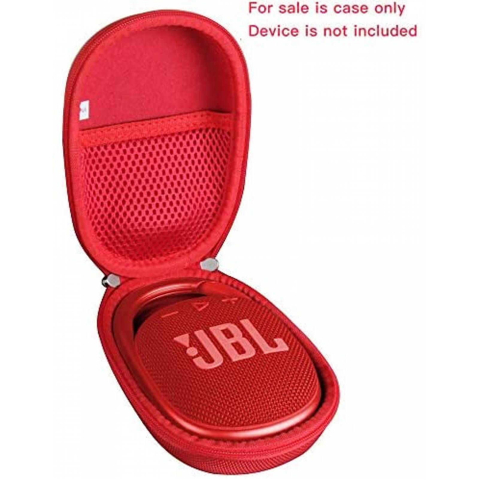 Estuche Hermitshell Compatible Con JBL Clip 4 -Rojo