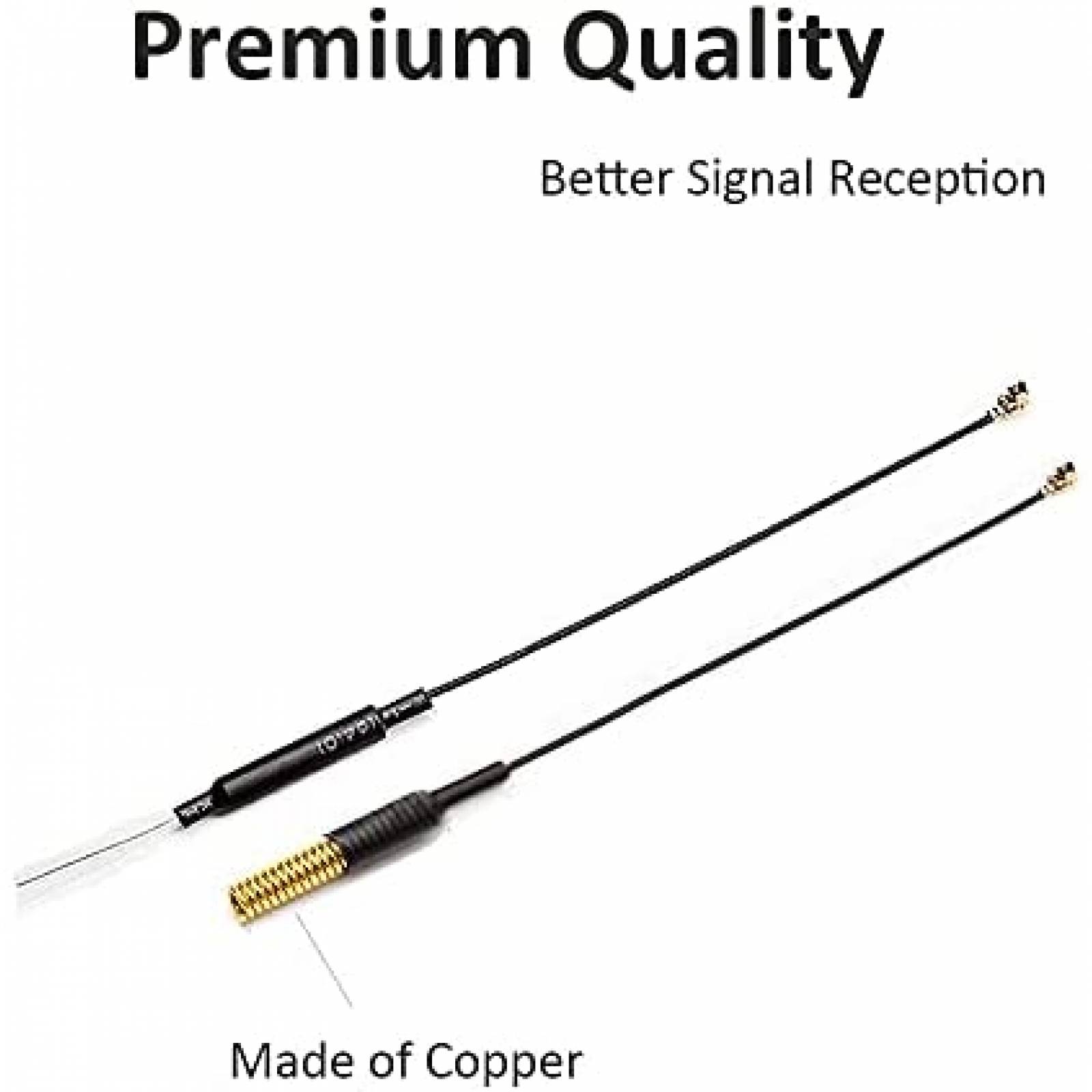 Antena WiFi CORONIR IPEX 2.4G Paquete de 3 Modulo Bluetooth