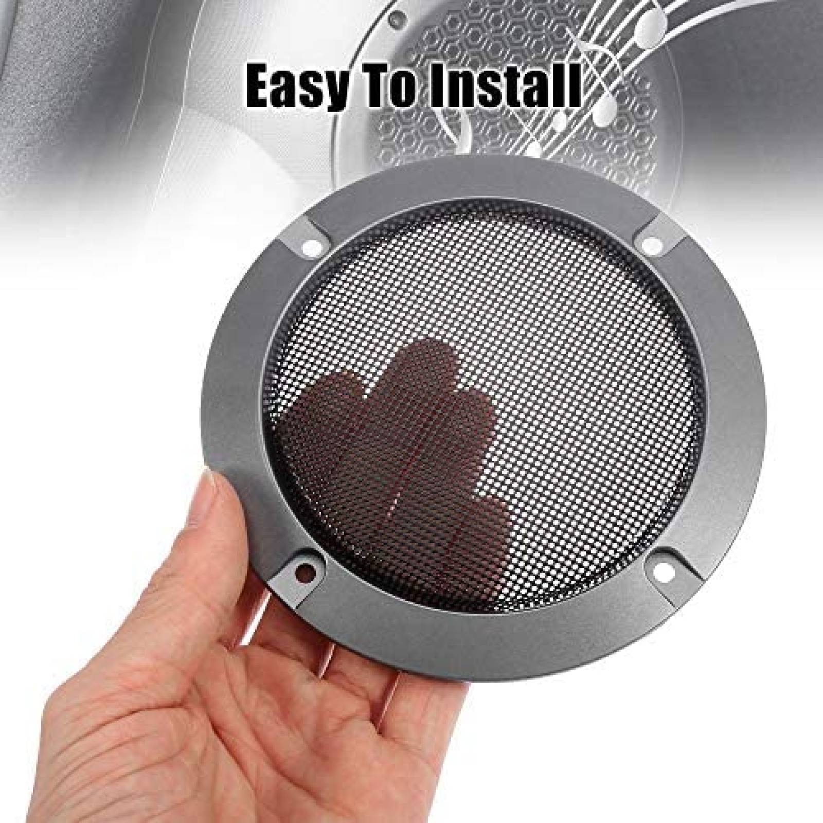 Subwoofer parrilla X AUTOHAUX 2pzs 4" cubierta de altavoz