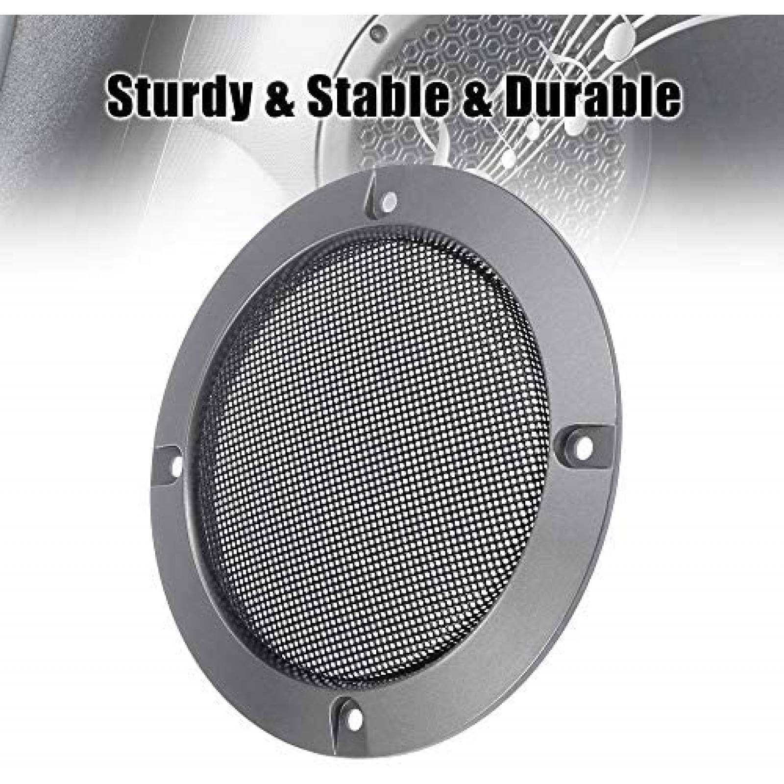 Subwoofer parrilla X AUTOHAUX 2pzs 4" cubierta de altavoz