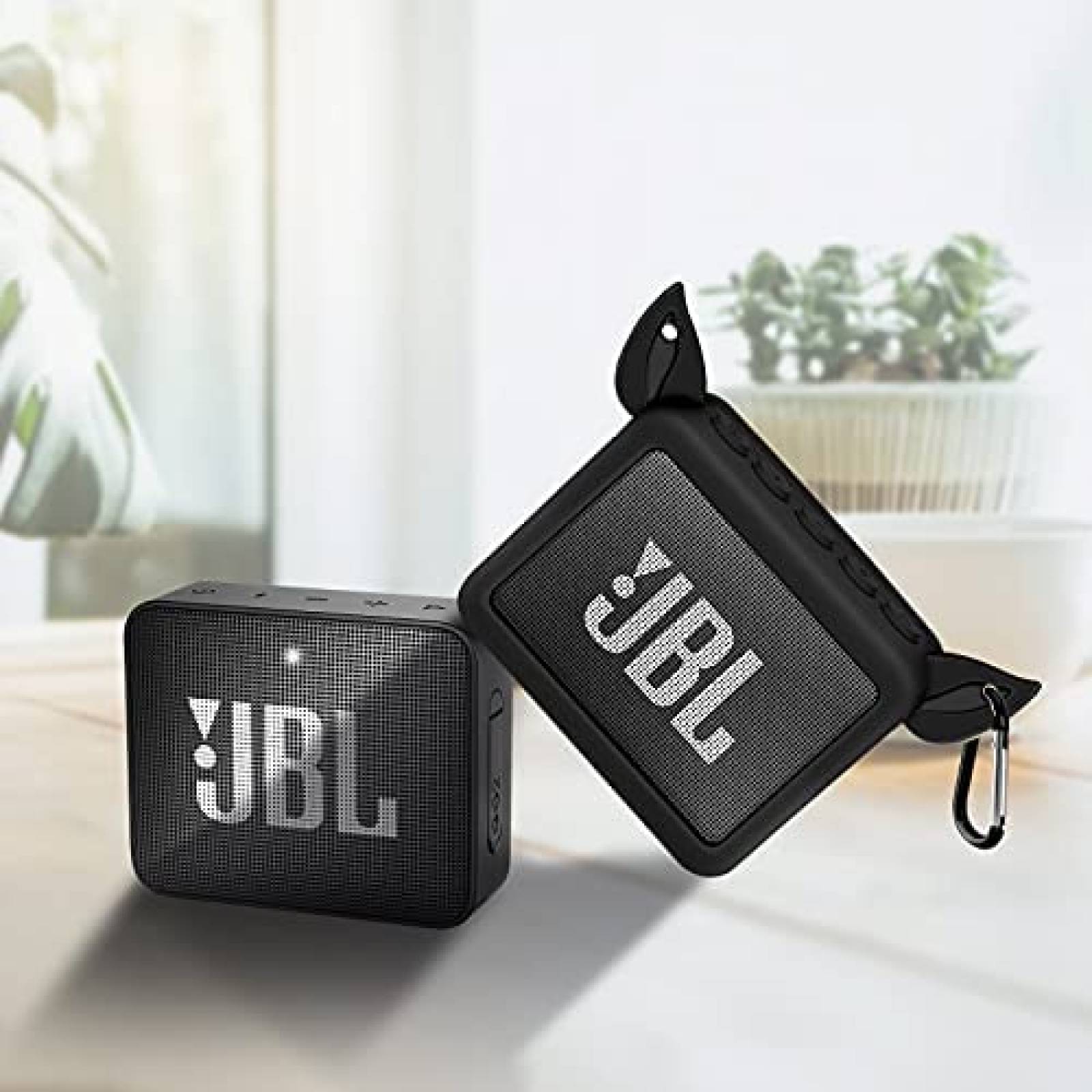 Funda Generico Impermeable Compatible Con JBL GO2 -Negro