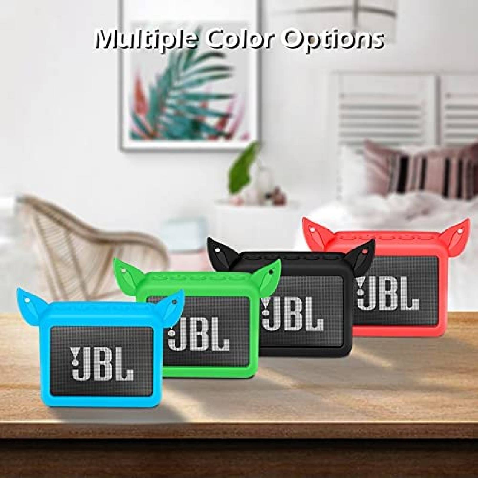 Funda Generico Impermeable Compatible Con JBL GO2 -Negro