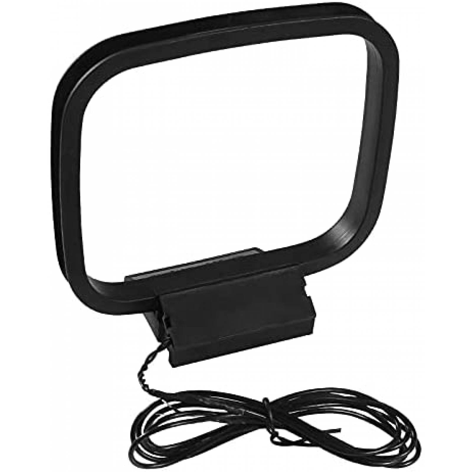 Antena de Radio AEDIKO AM Loop de 75 Ohmio 2 Pin -Negro