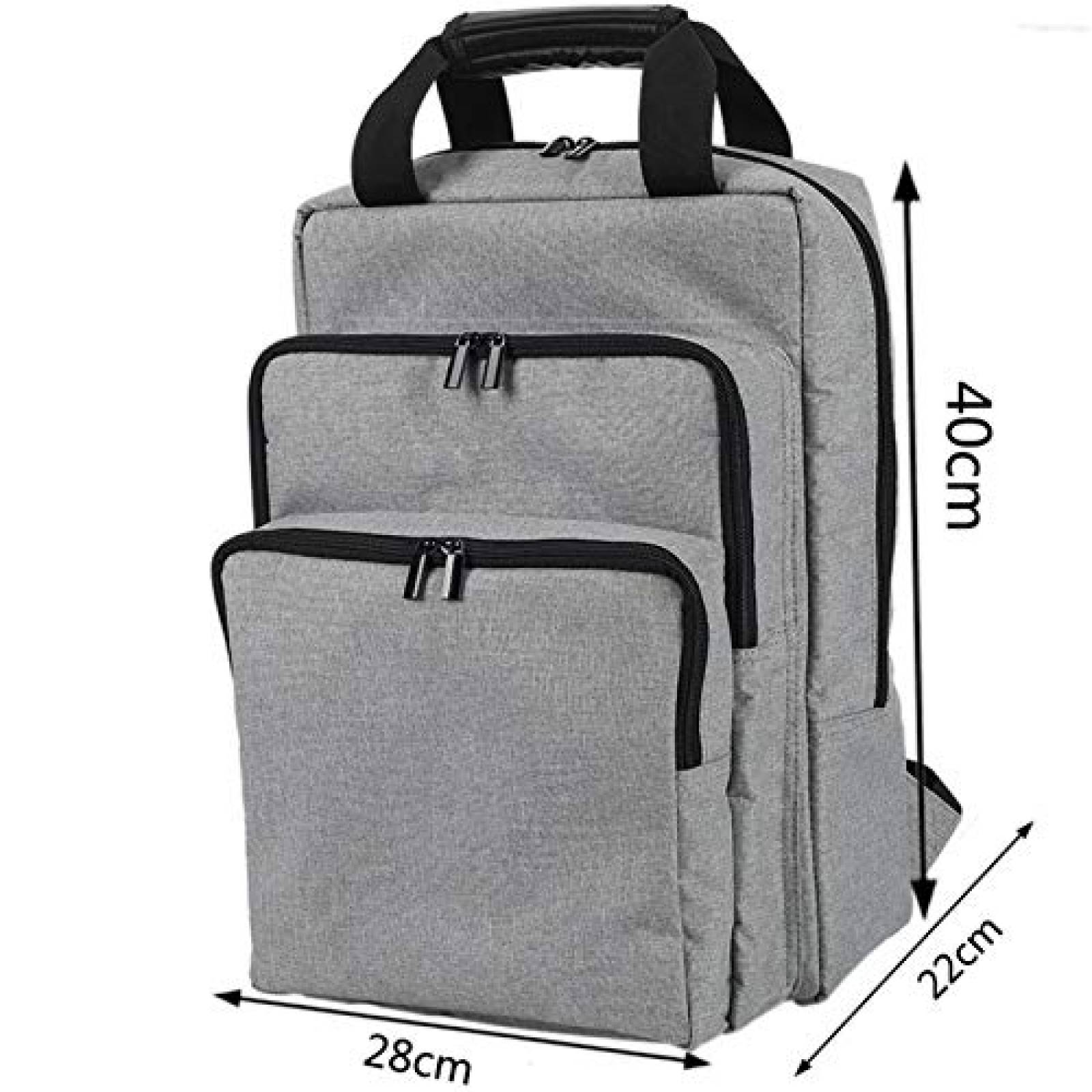 Mochila para PS5 LVGOD espacio para 6 accesorios -Gris