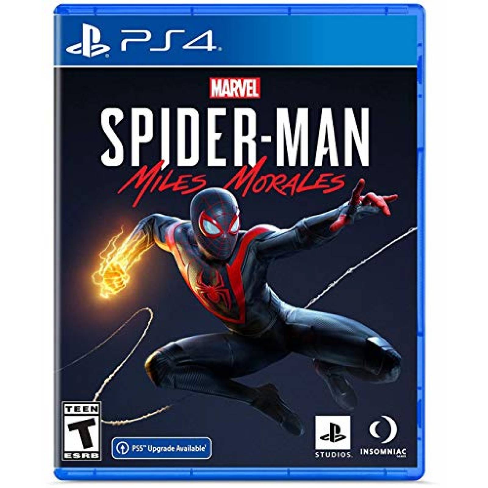 Videojuego Marvel's Spider-Man Miles Morales para PS4 -Azul
