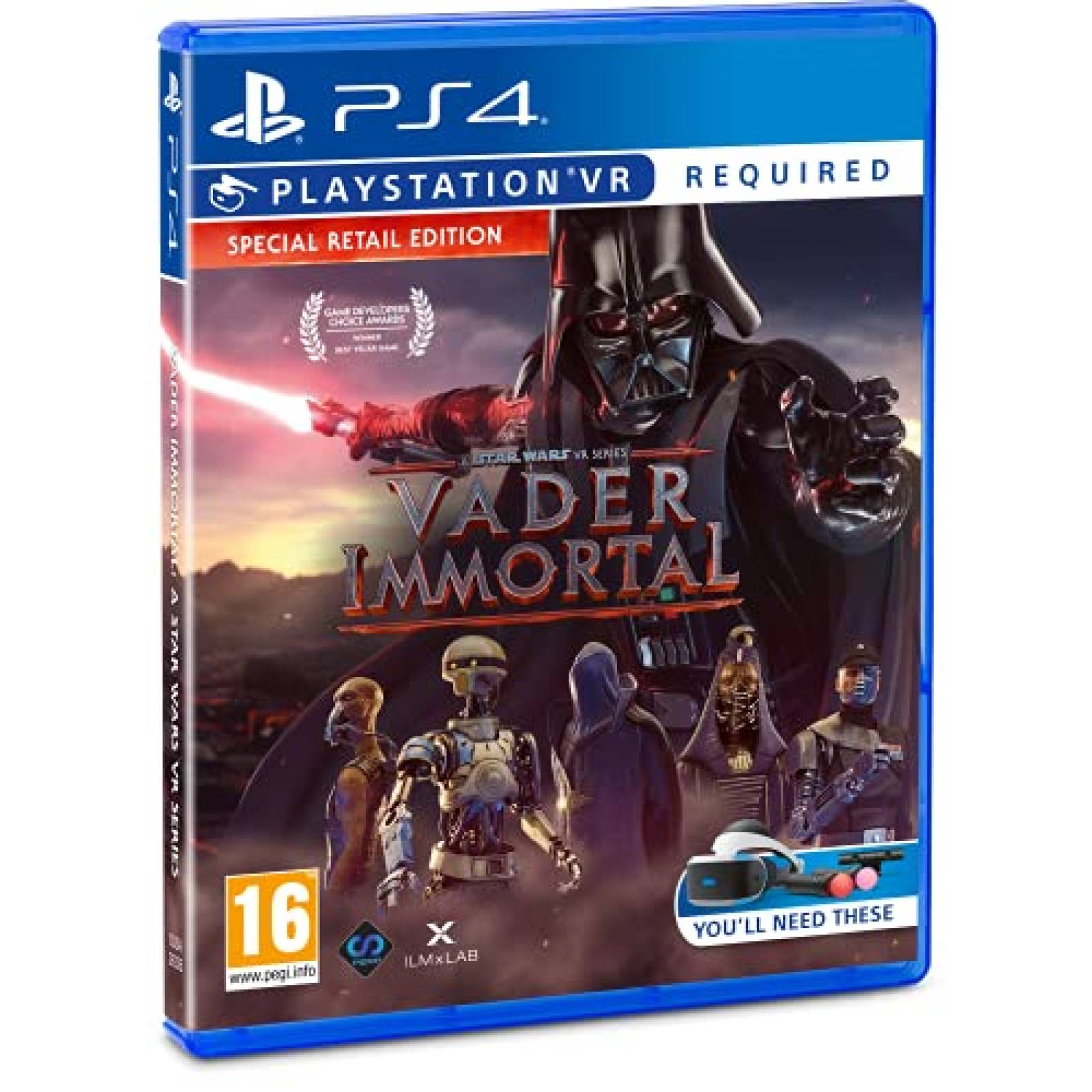 Video juego perp games Vader Immortal: A Star Wars VR PS4