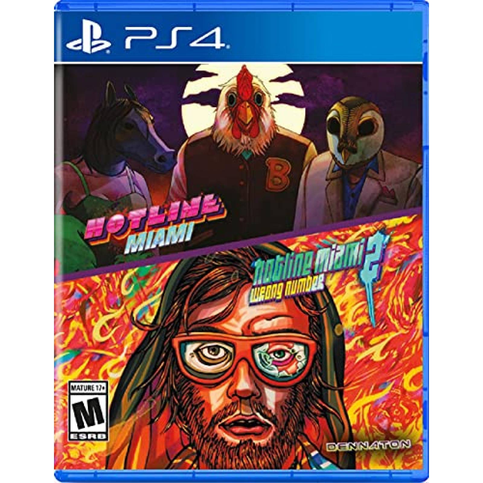 Videojuego Hotline Miami 1 y 2 para PlayStation 5 -Azul