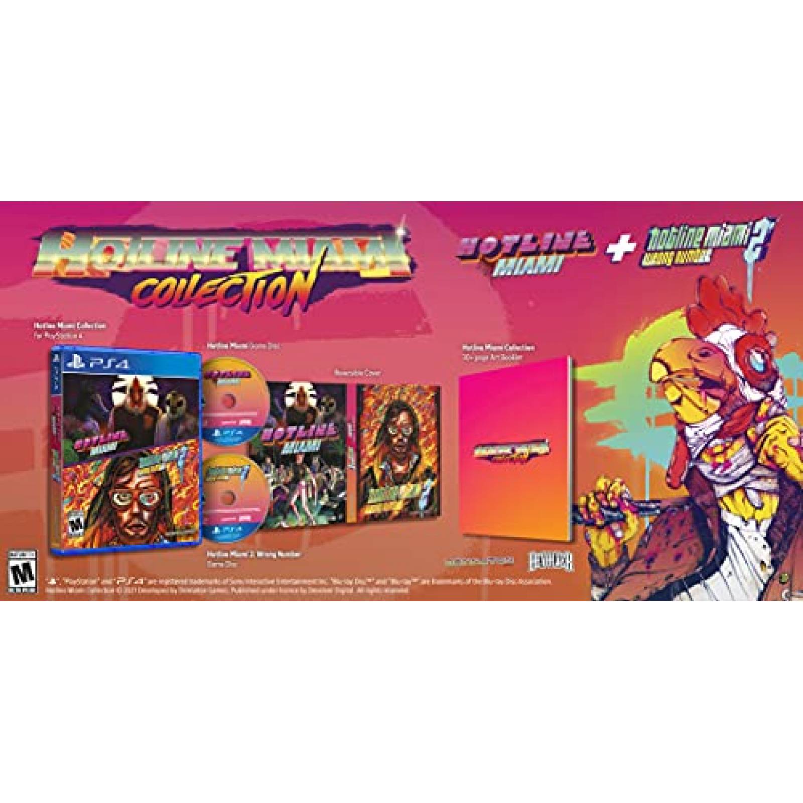 Videojuego Hotline Miami 1 y 2 para PlayStation 5 -Azul