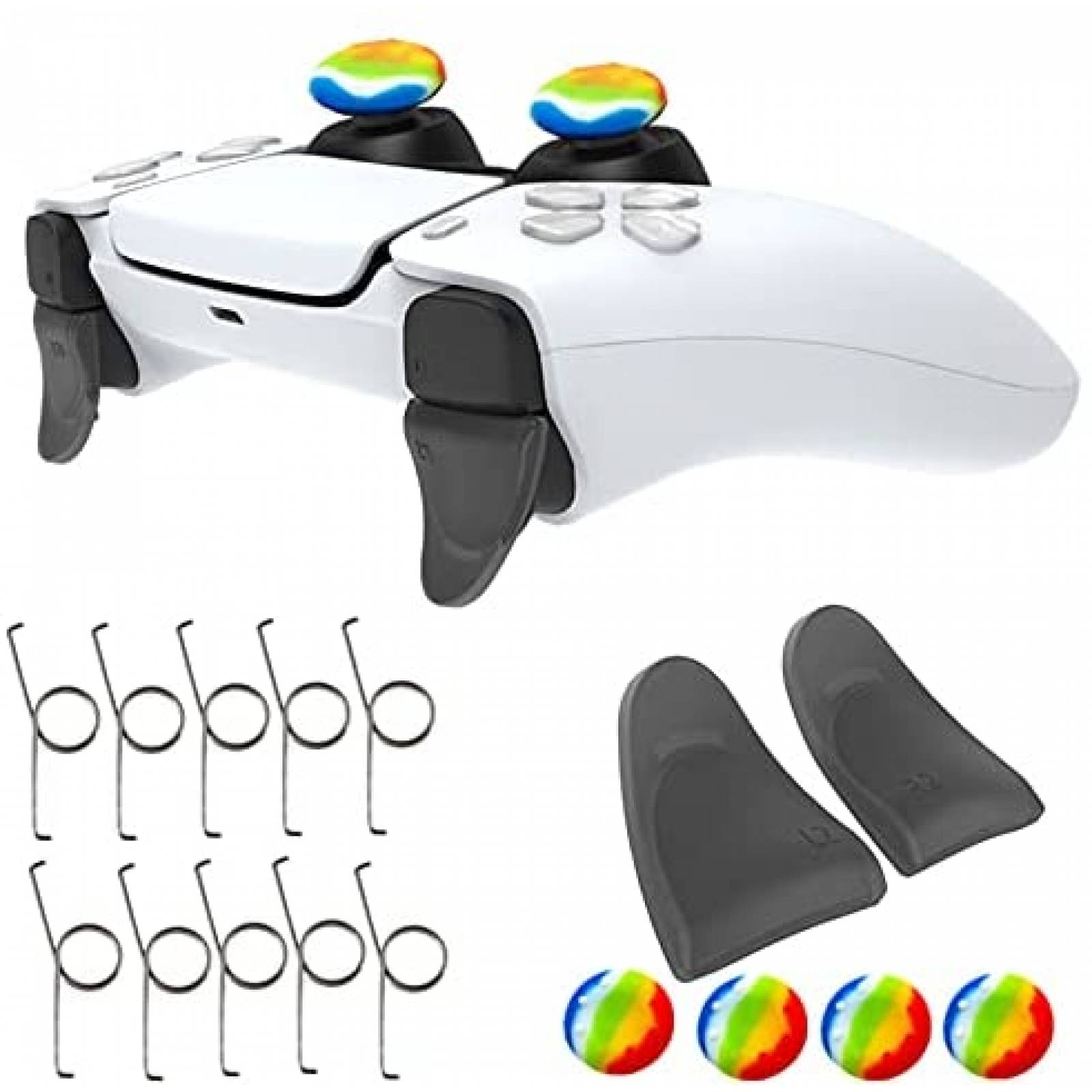 Kit De Accesorios Cabuas Para Control de PS5 -Multicolor