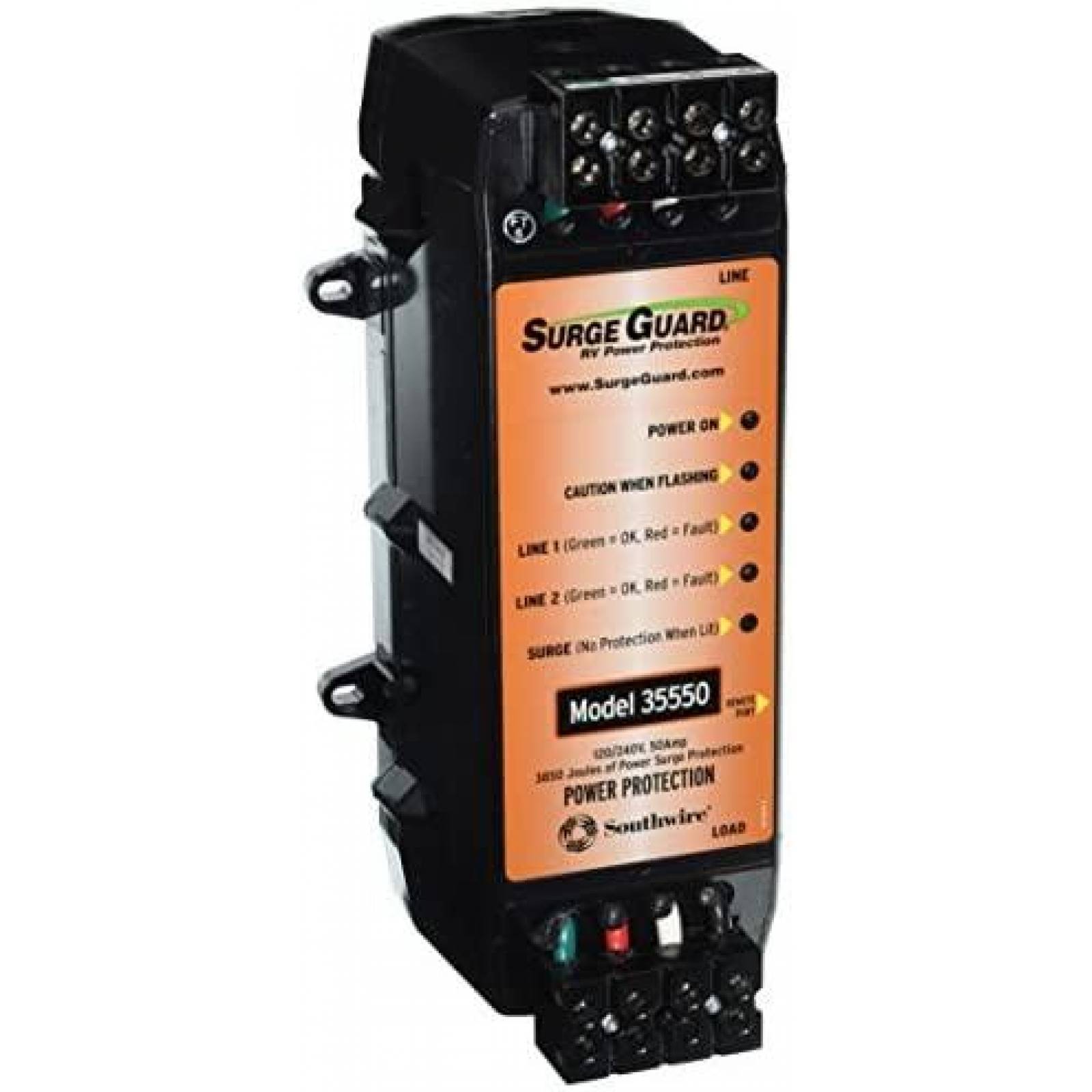 Protector Contra Sobretensiones Surge Guard 35 50 Amp -Negro