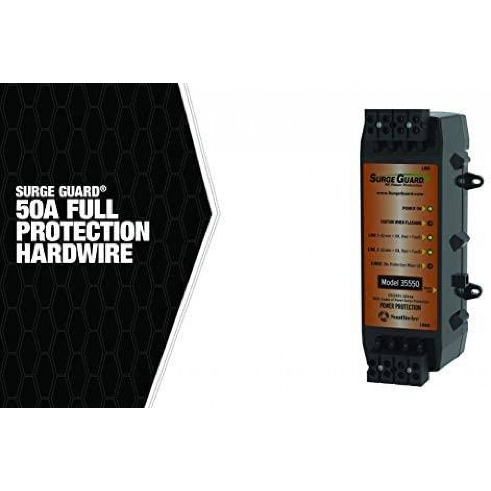 Protector Contra Sobretensiones Surge Guard 35 50 Amp -Negro