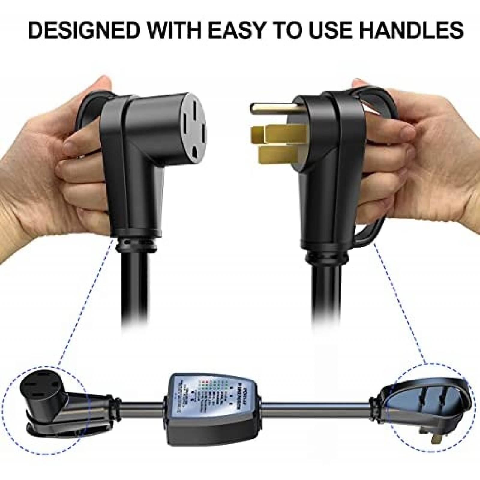 Protector Sobretensiones POWSAF RV 5 Amperios -Negro
