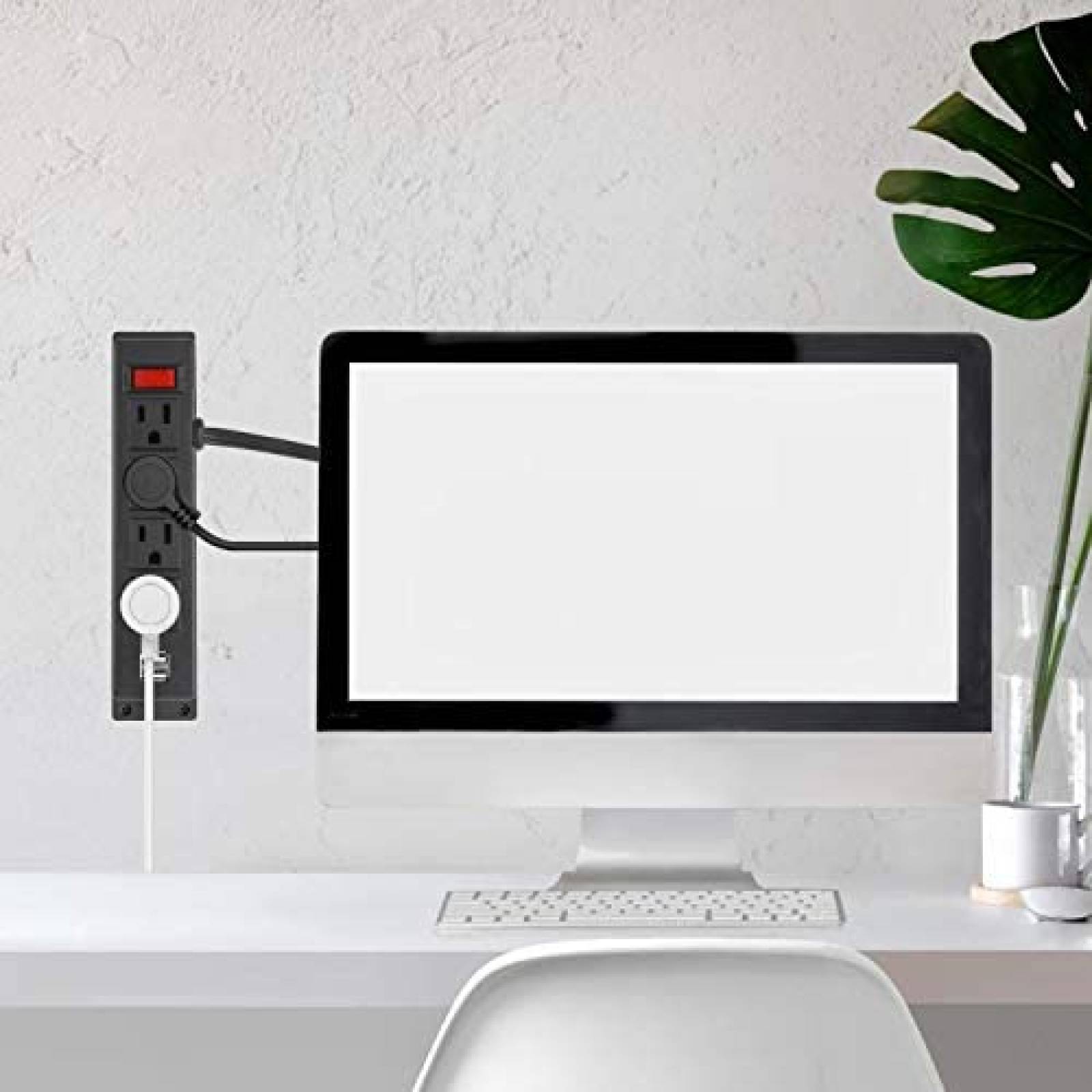 Extension conexiones alambricas HHXH con 4 enchufes -Negro