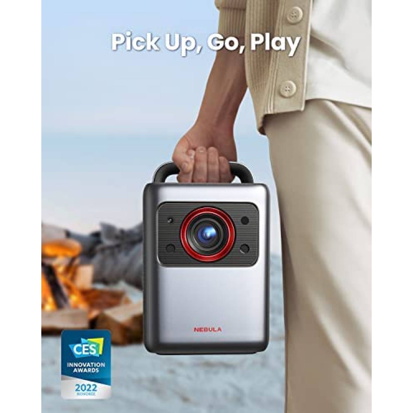 Proyector Nebula Cosmos Laser 4K 2400 ISO Lumenes -Negro