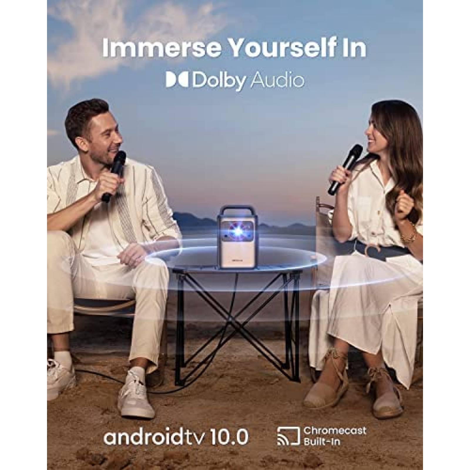 Proyector Nebula Cosmos Laser 4K 2400 ISO Lumenes -Negro