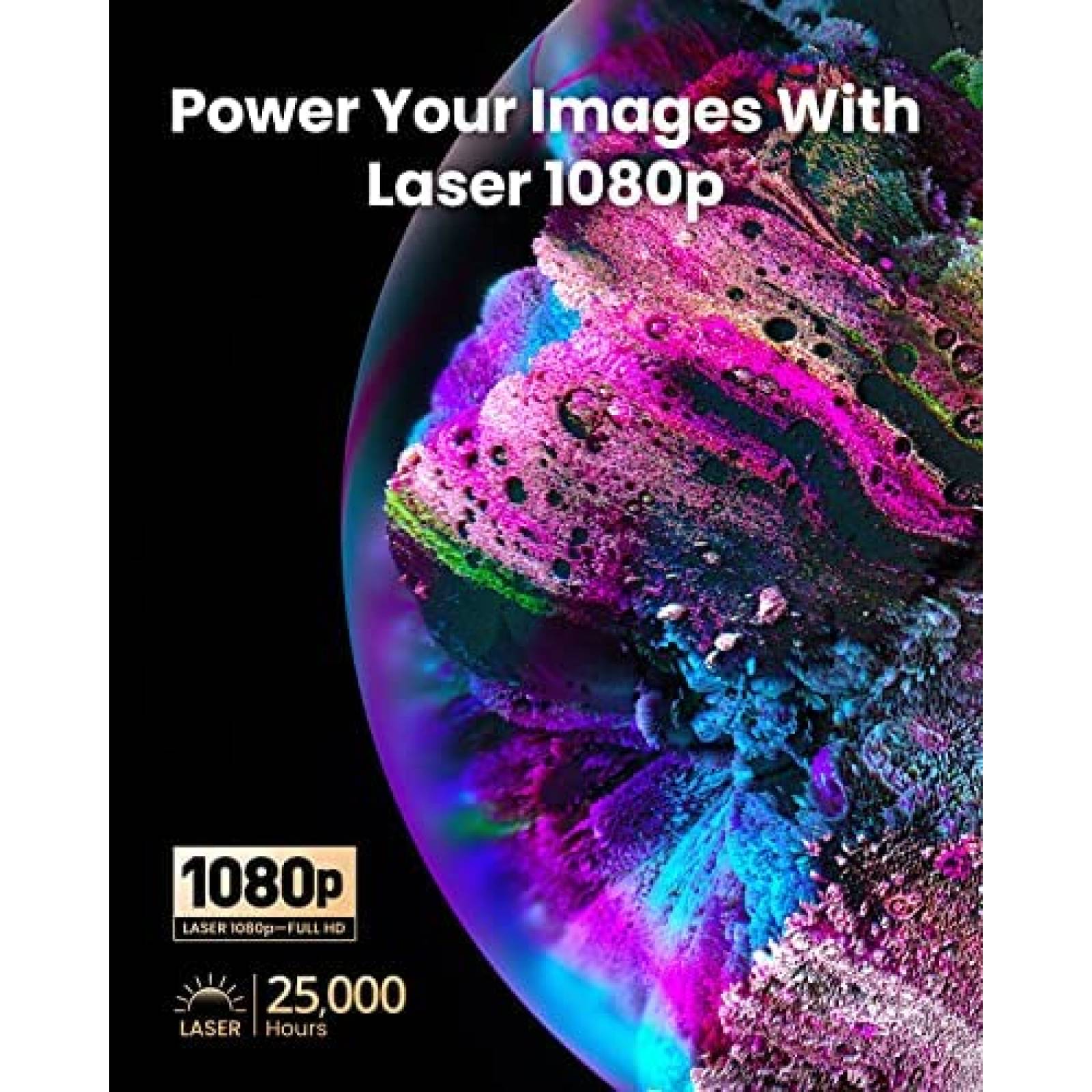 Proyector NEBULA 1080P 2400 Lumenes ISO mas Aplicaciones