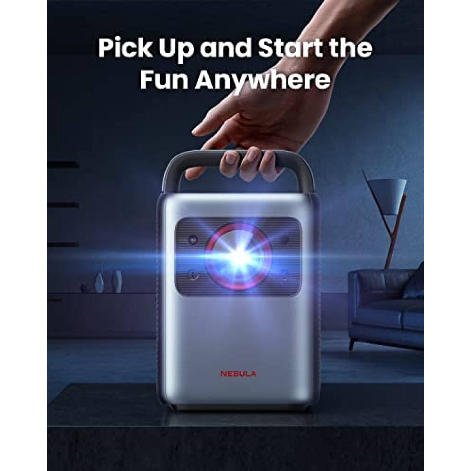 Proyector NEBULA 1080P 2400 Lumenes ISO mas Aplicaciones