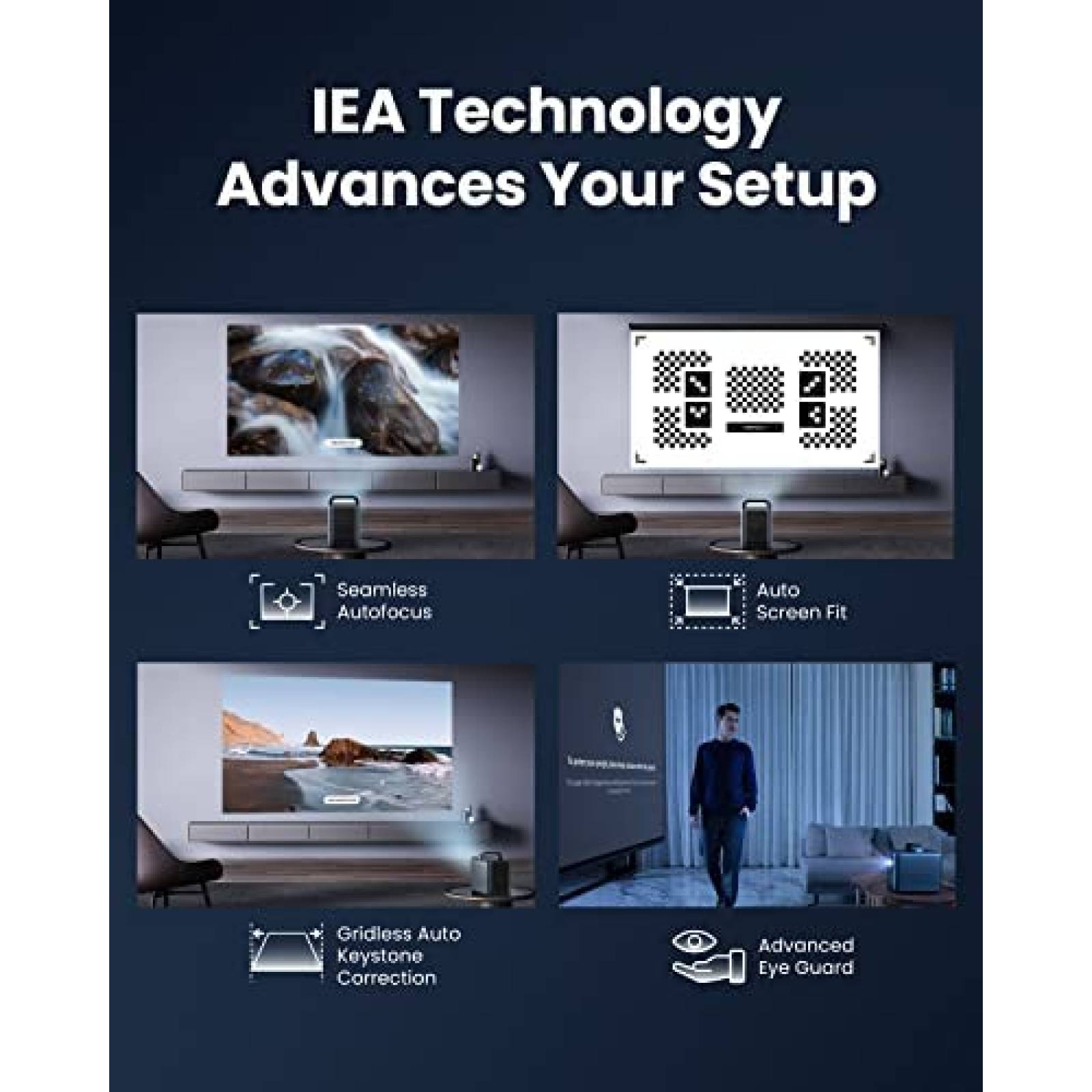 Proyector NEBULA 1080P 2400 Lumenes ISO mas Aplicaciones