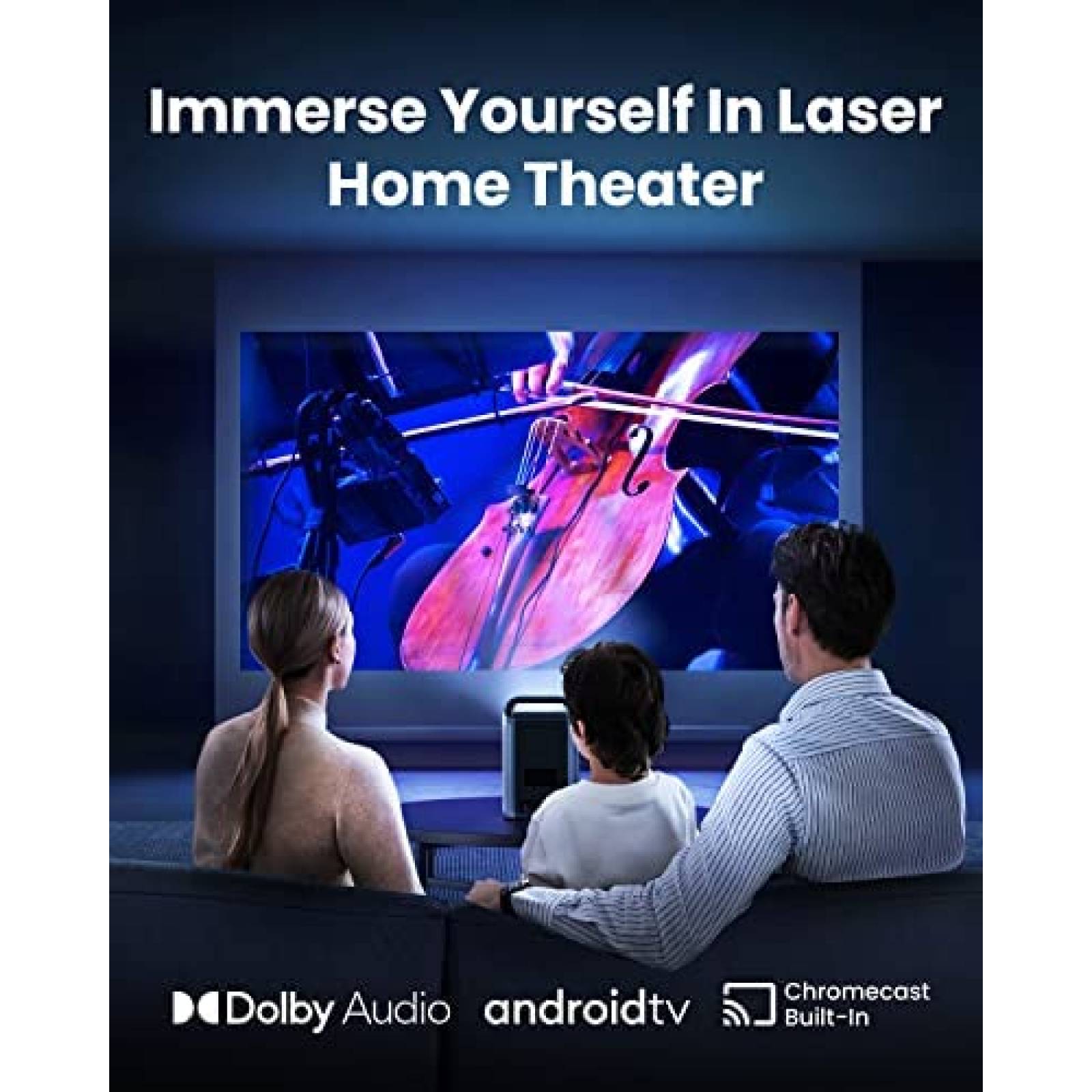 Proyector NEBULA 1080P 2400 Lumenes ISO mas Aplicaciones