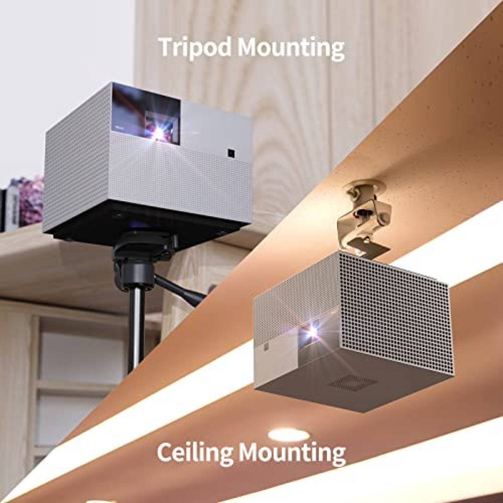 Proyector WEMAX Vogue Pro Wifi de 1080p FHD 8K de 220 Watts