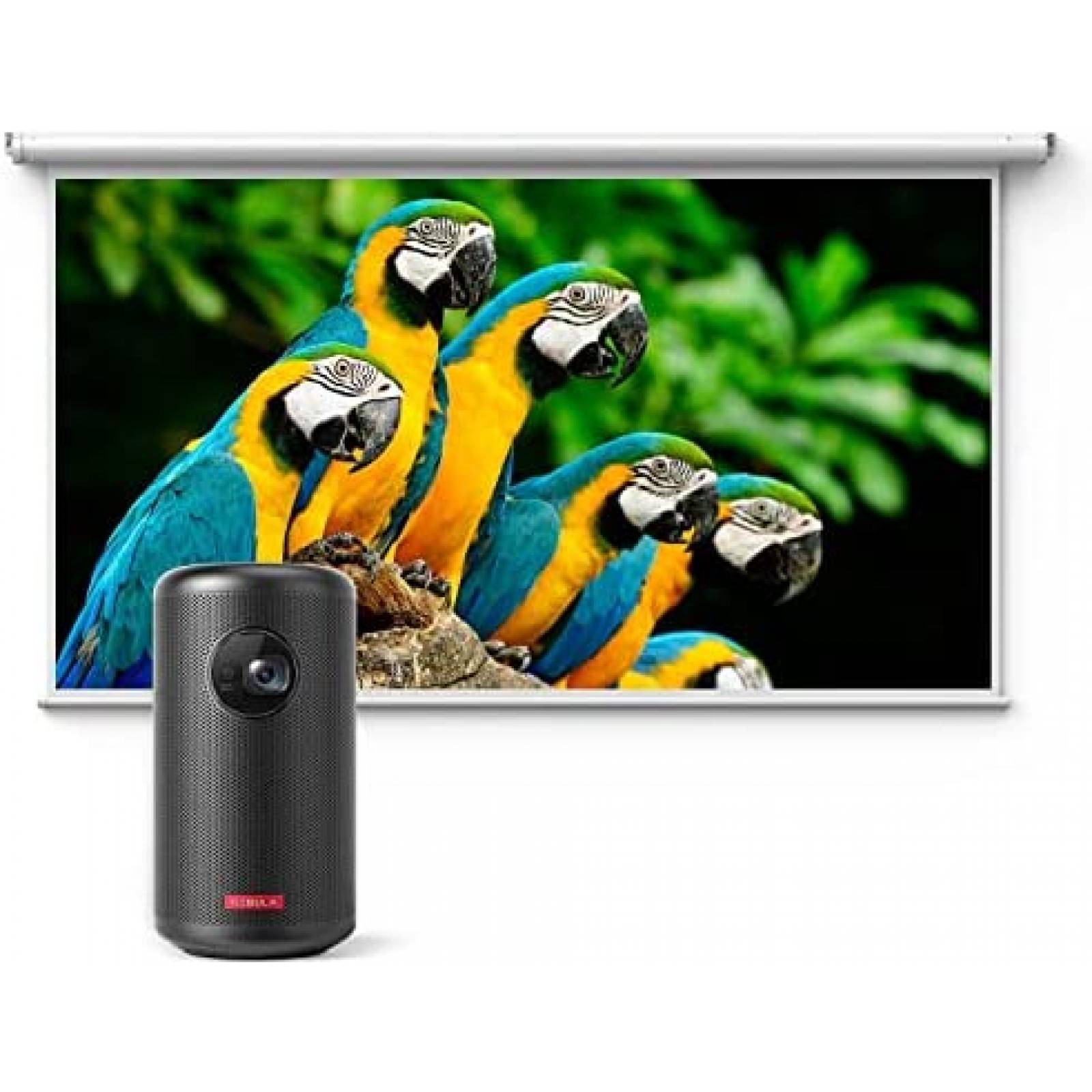 Mini Proyector Portatil Nebula Con Pantalla De Proyector